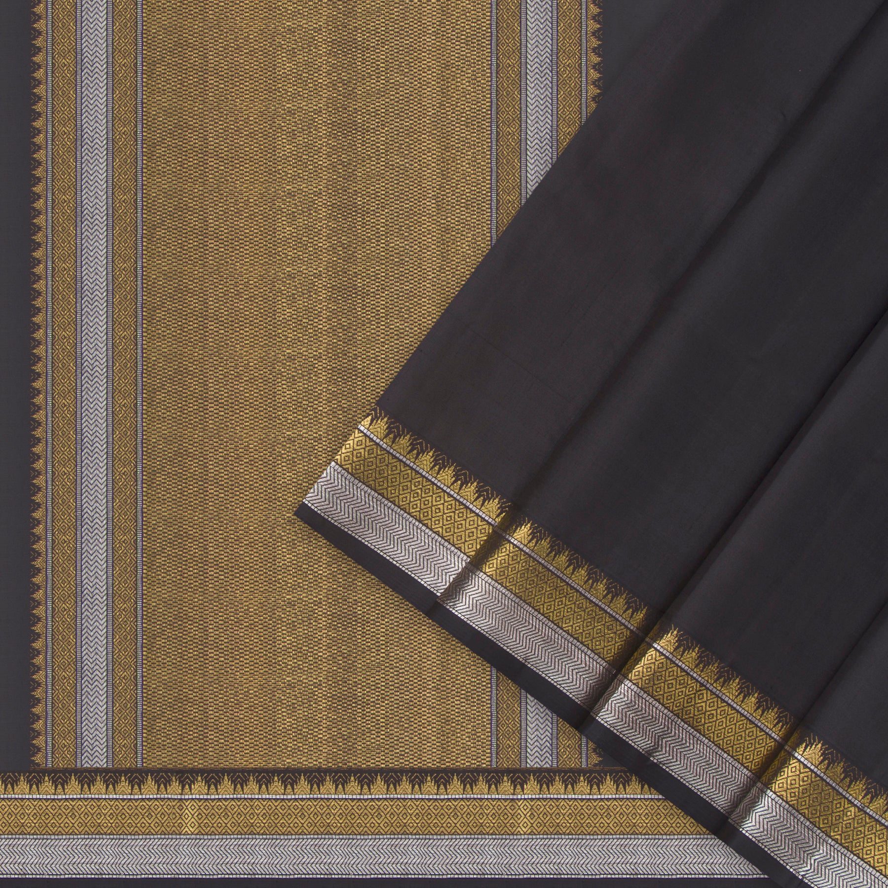 Kanakavalli Kanjivaram Silk Sari 23-560-HS001-01570 - Cover View