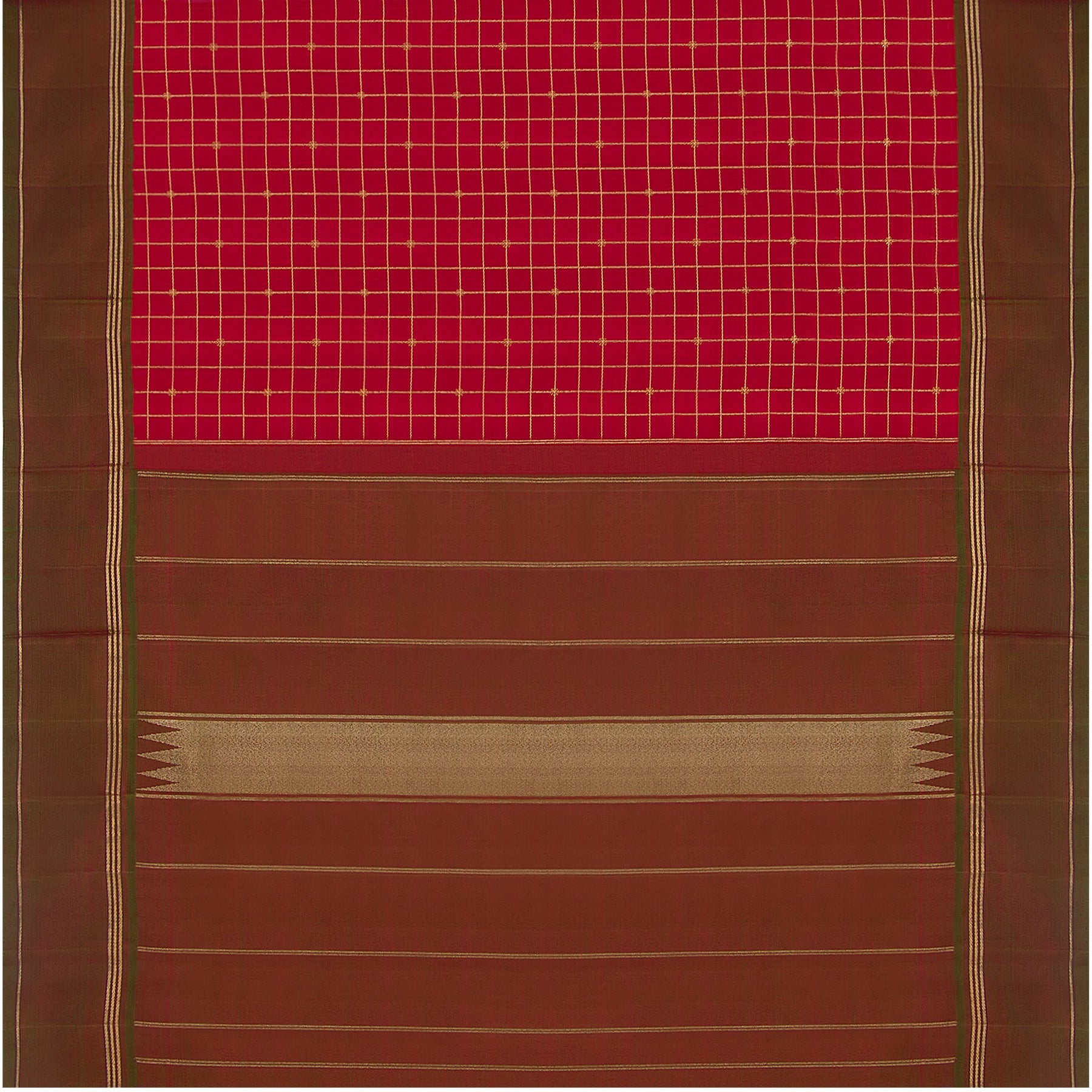 Kanakavalli Kanjivaram Silk Sari 23-560-HS001-01575 - Full View
