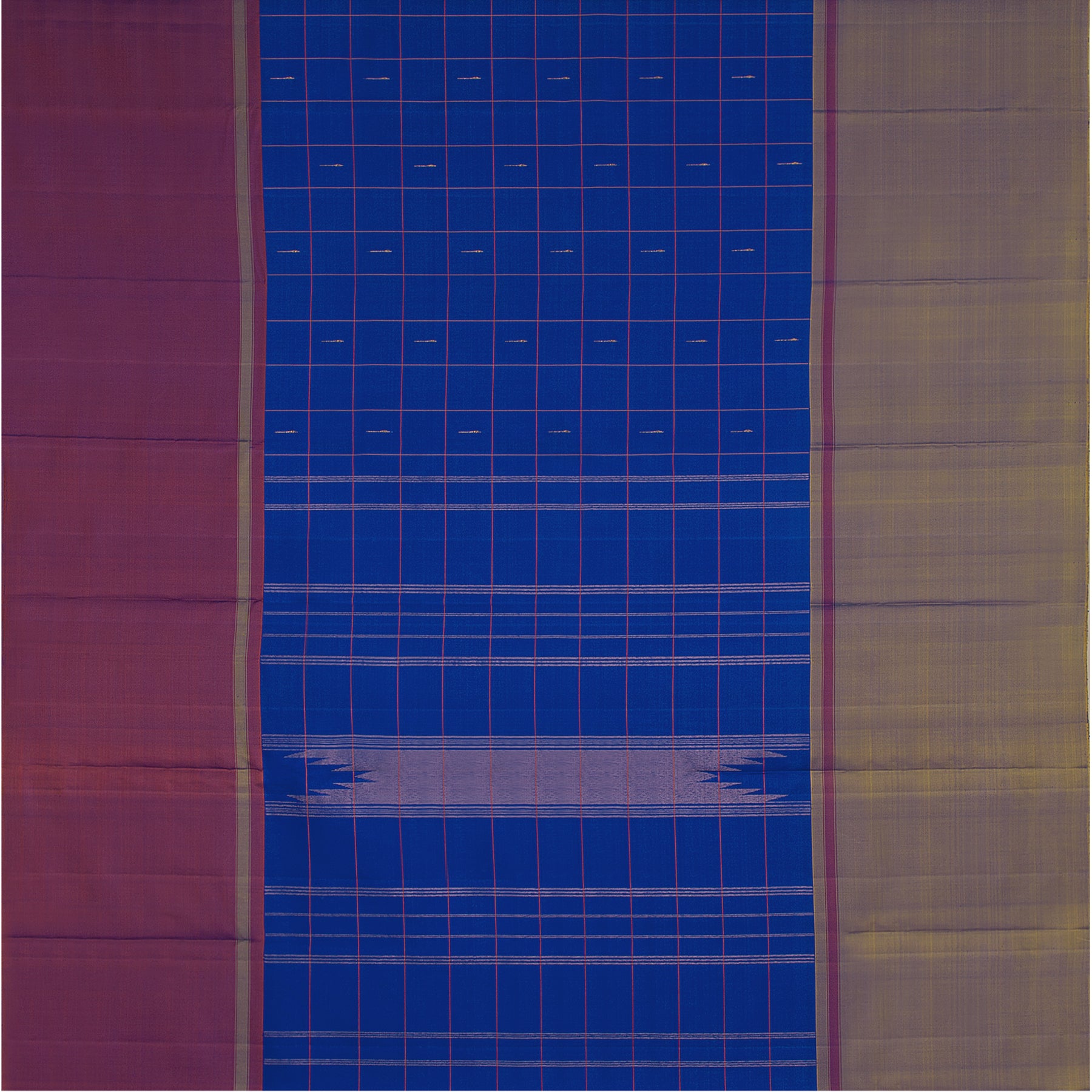 Kanakavalli Kanjivaram Silk Sari 23-560-HS001-03280 - Full View