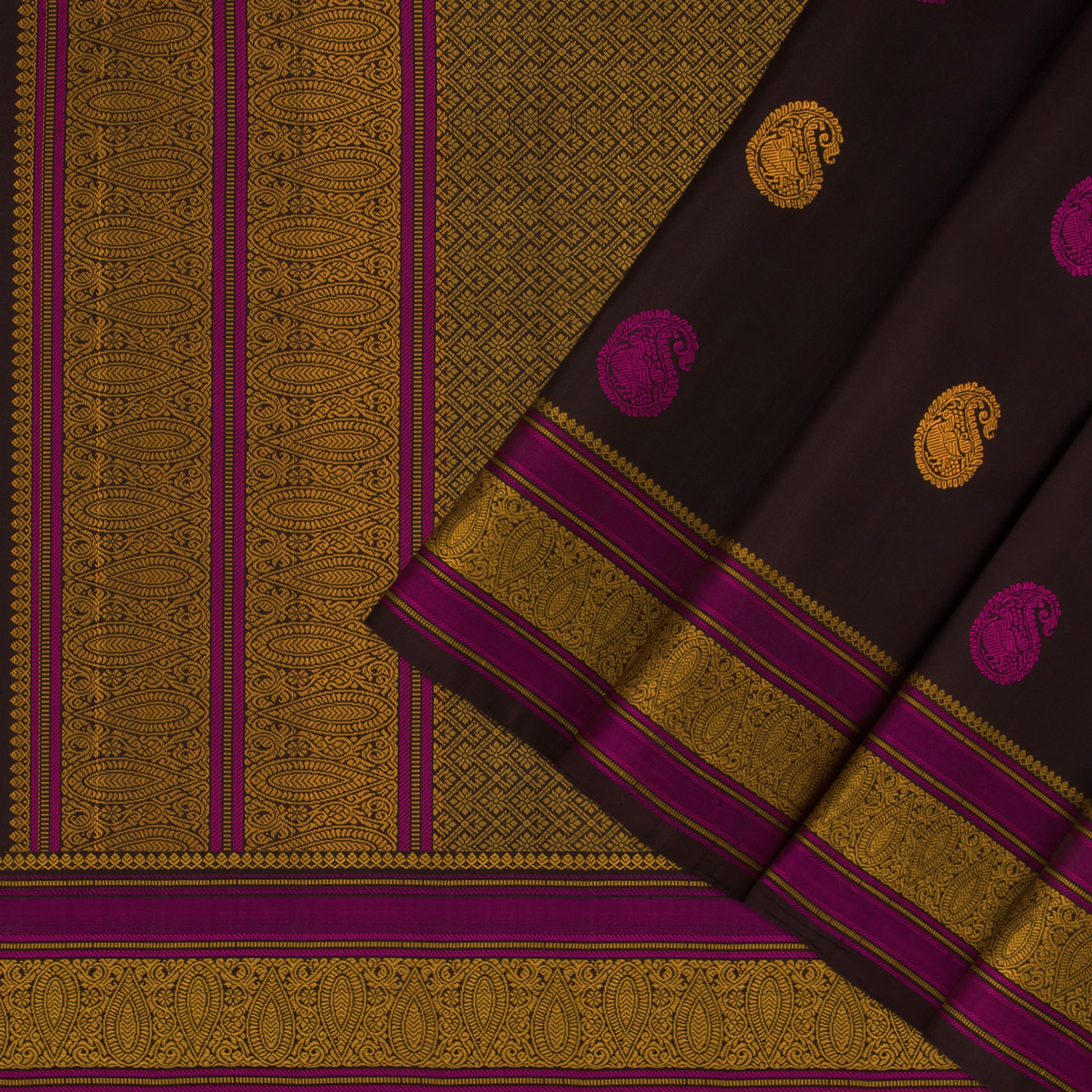 Kanakavalli Kanjivaram Silk Sari 23-560-HS001-03303 - Cover View
