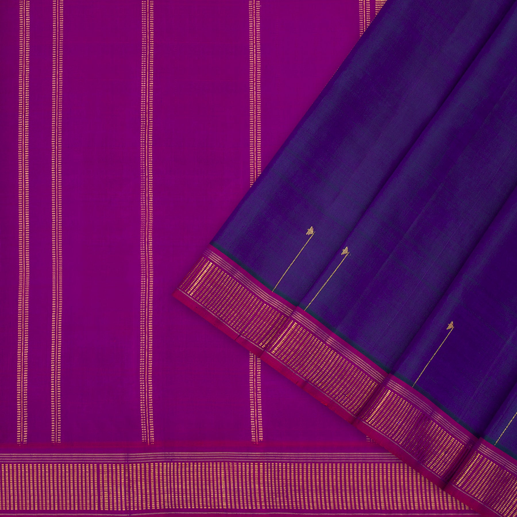 Kanakavalli Kanjivaram Silk Sari 23-560-HS001-13203 - Cover View