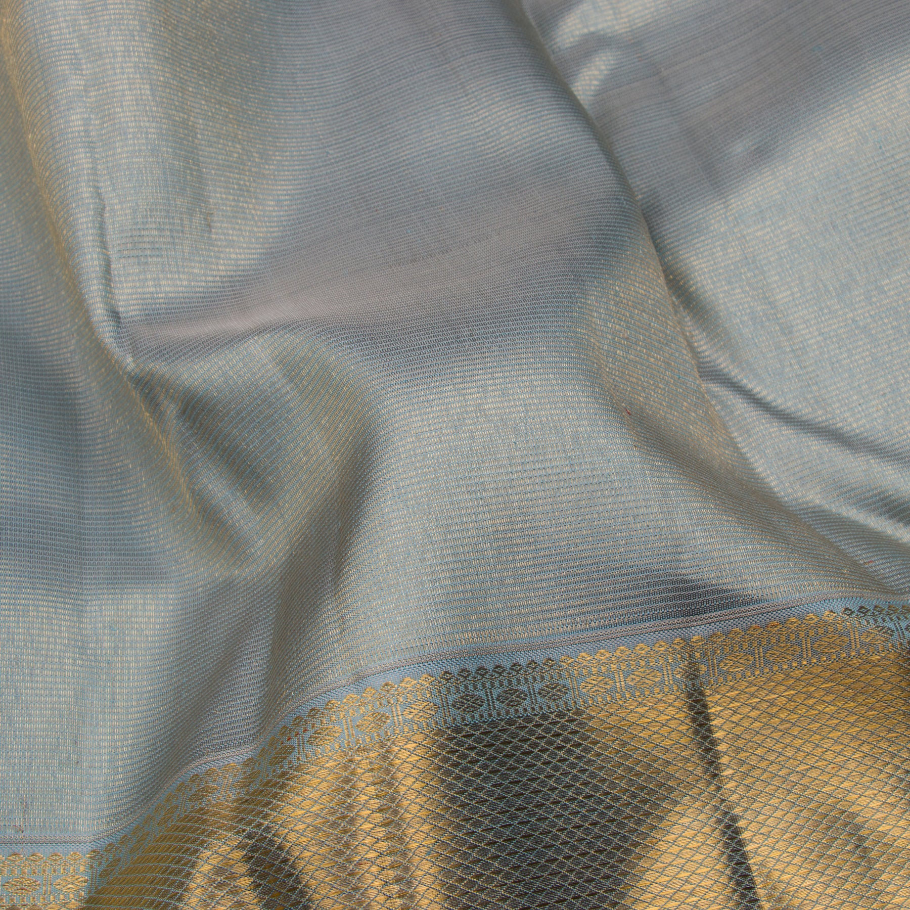 Kanakavalli Kanjivaram Silk Sari 23-599-HS001-09756 - Fabric View