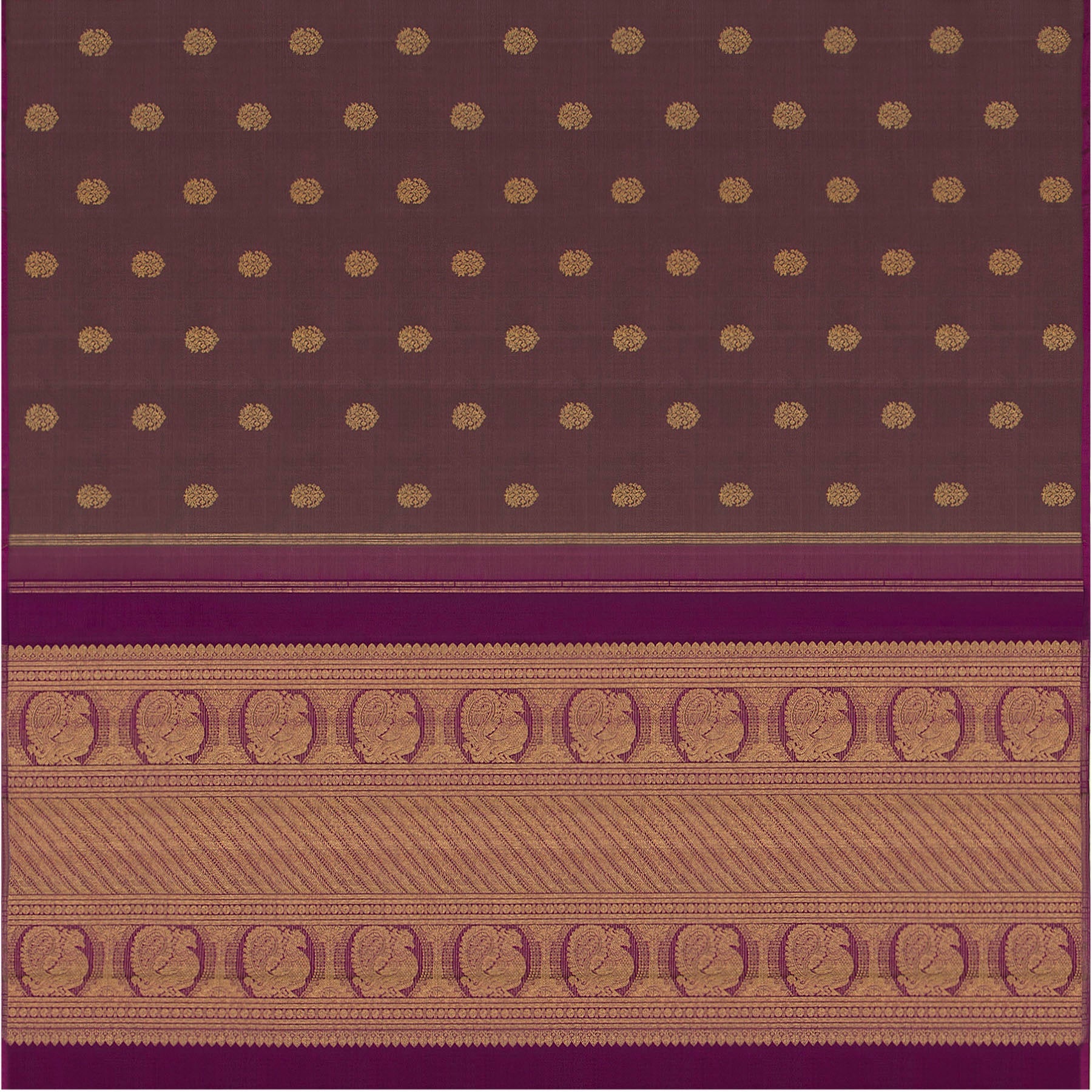 Kanakavalli Kanjivaram Silk Sari 23-595-HS001-00360 - Full View