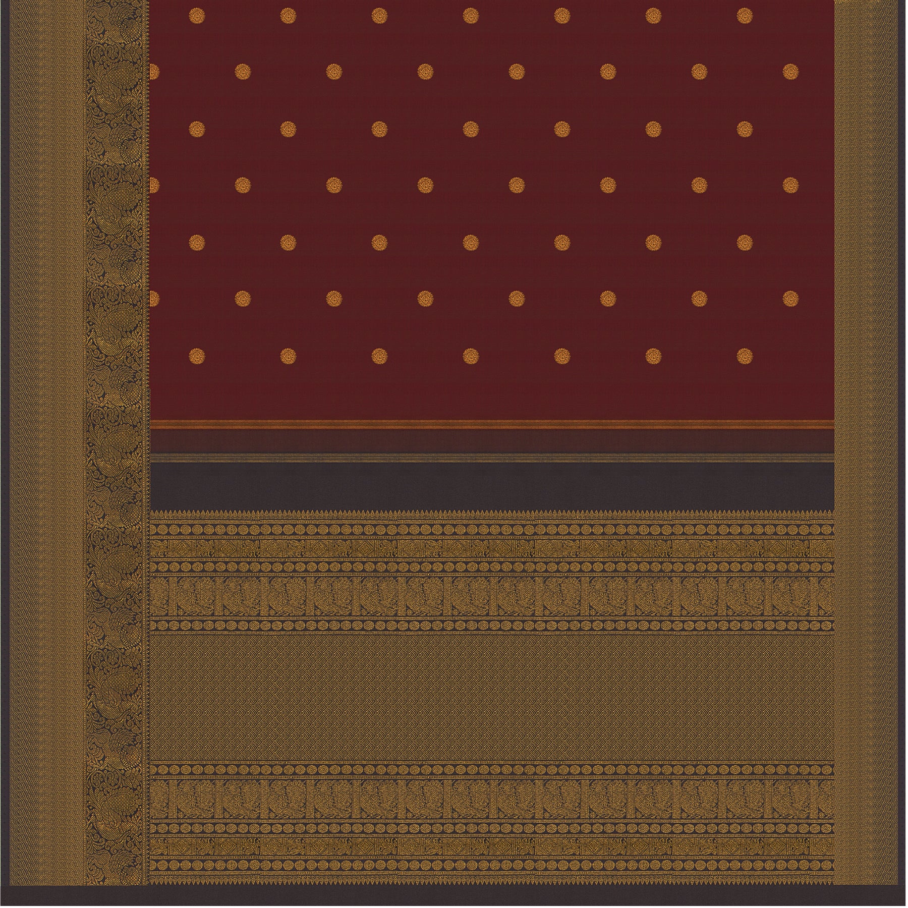 Kanakavalli Kanjivaram Silk Sari 23-595-HS001-00400 - Full View