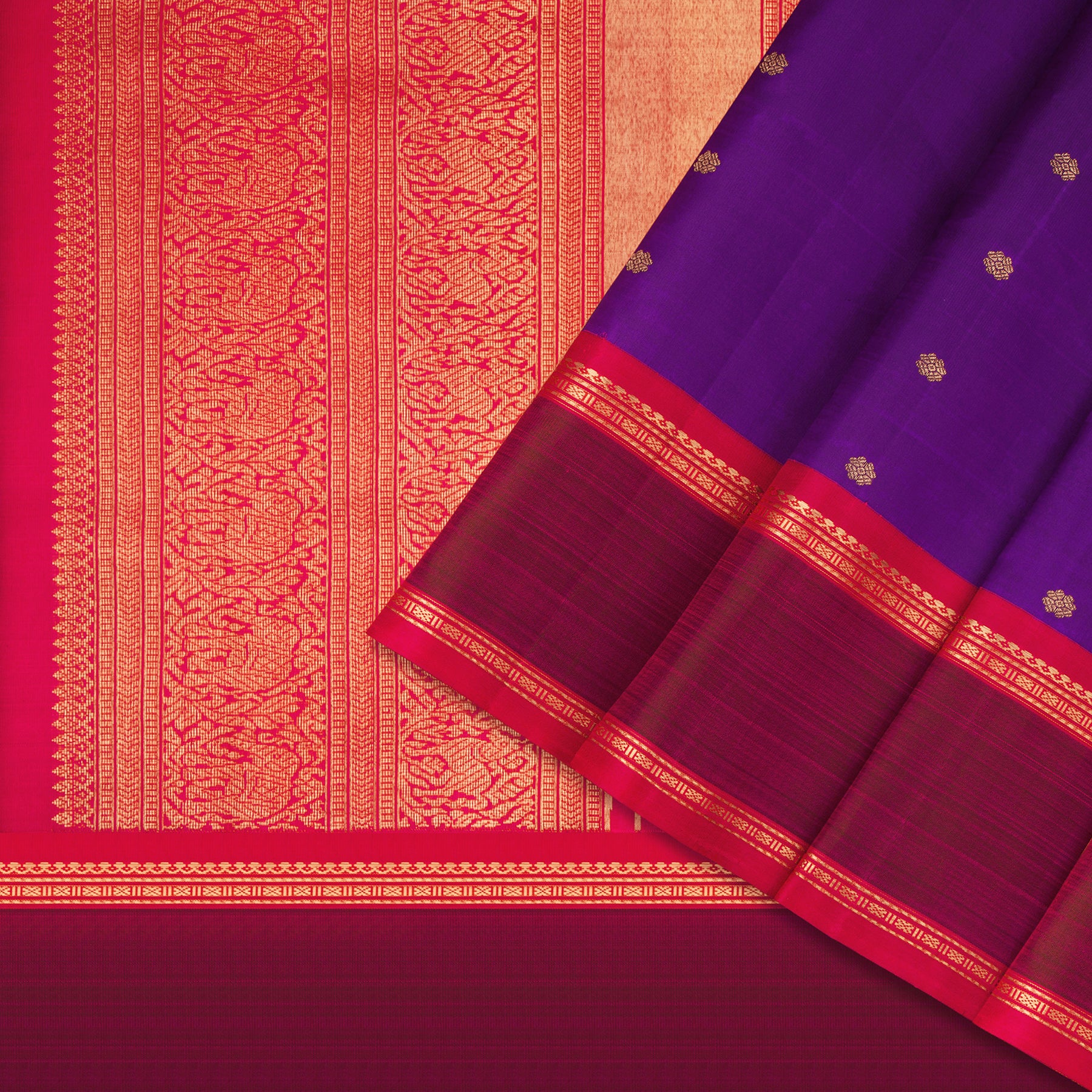 Kanakavalli Kanjivaram Silk Sari 23-595-HS001-00417 - Cover View