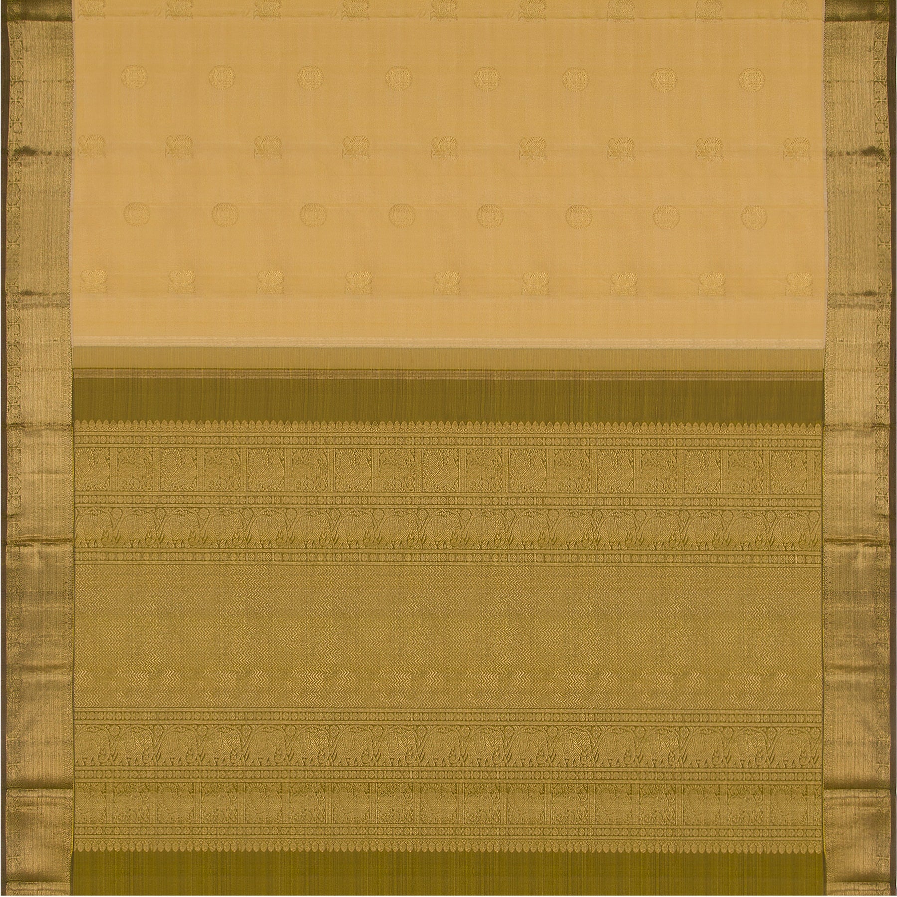 Kanakavalli Kanjivaram Silk Sari 23-595-HS001-00457 - Full View