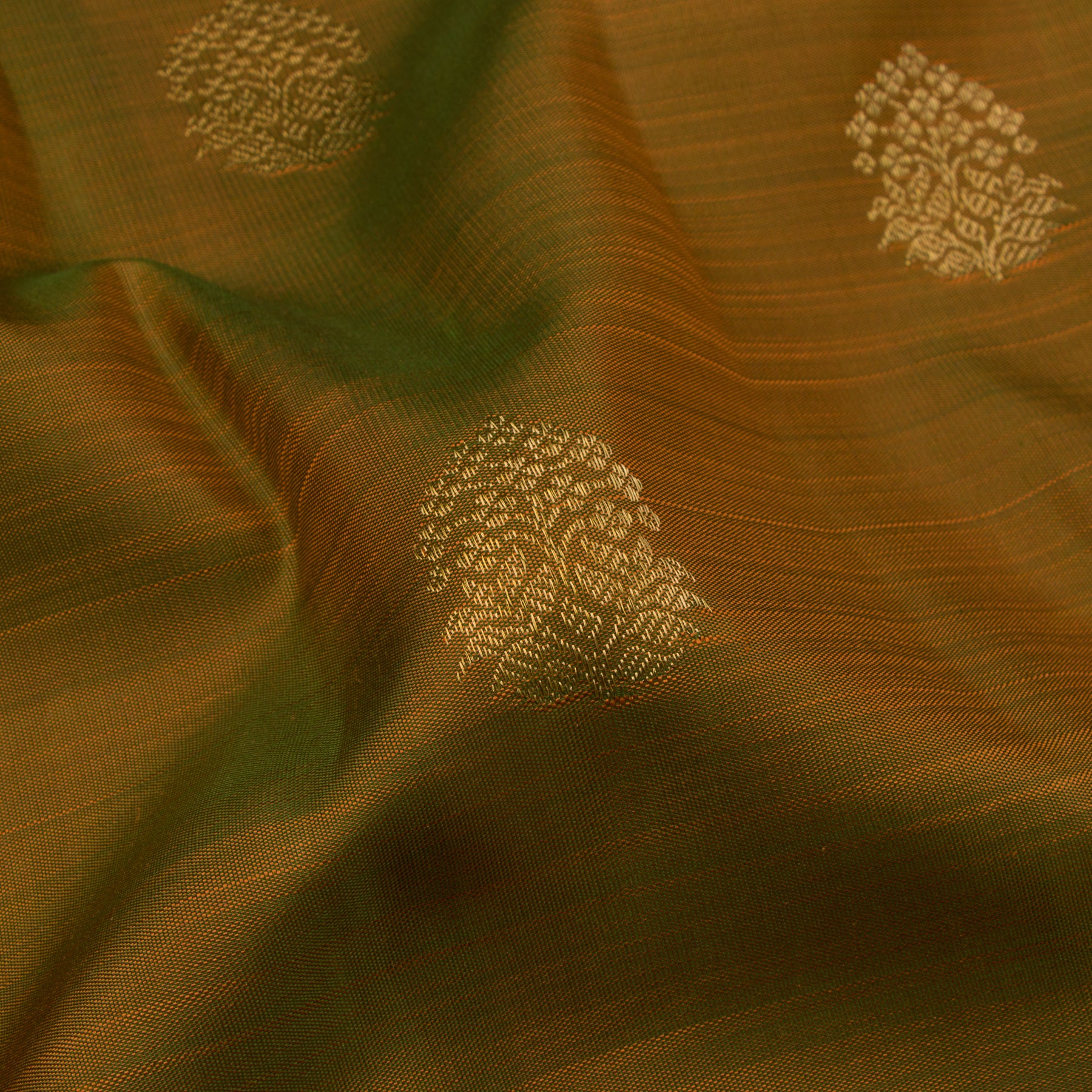 Kanakavalli Kanjivaram Silk Sari 23-595-HS001-00470 - Fabric View