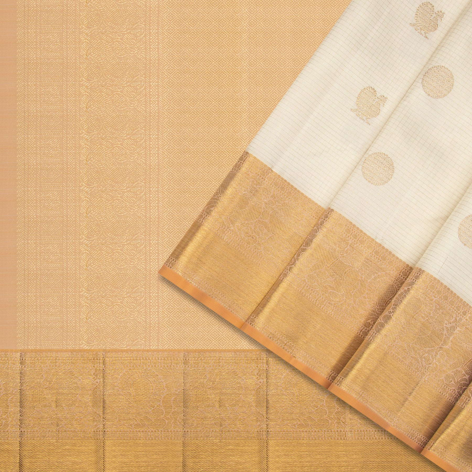 Kanakavalli Kanjivaram Silk Sari 23-595-HS001-01826 - Cover View