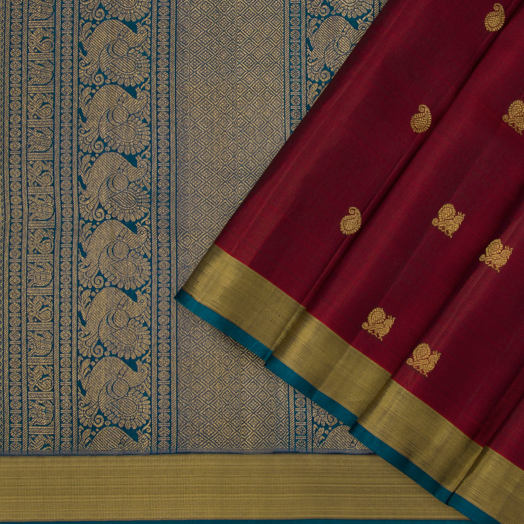 Kanakavalli Kanjivaram Silk Sari 23-595-HS001-01835 - Cover View