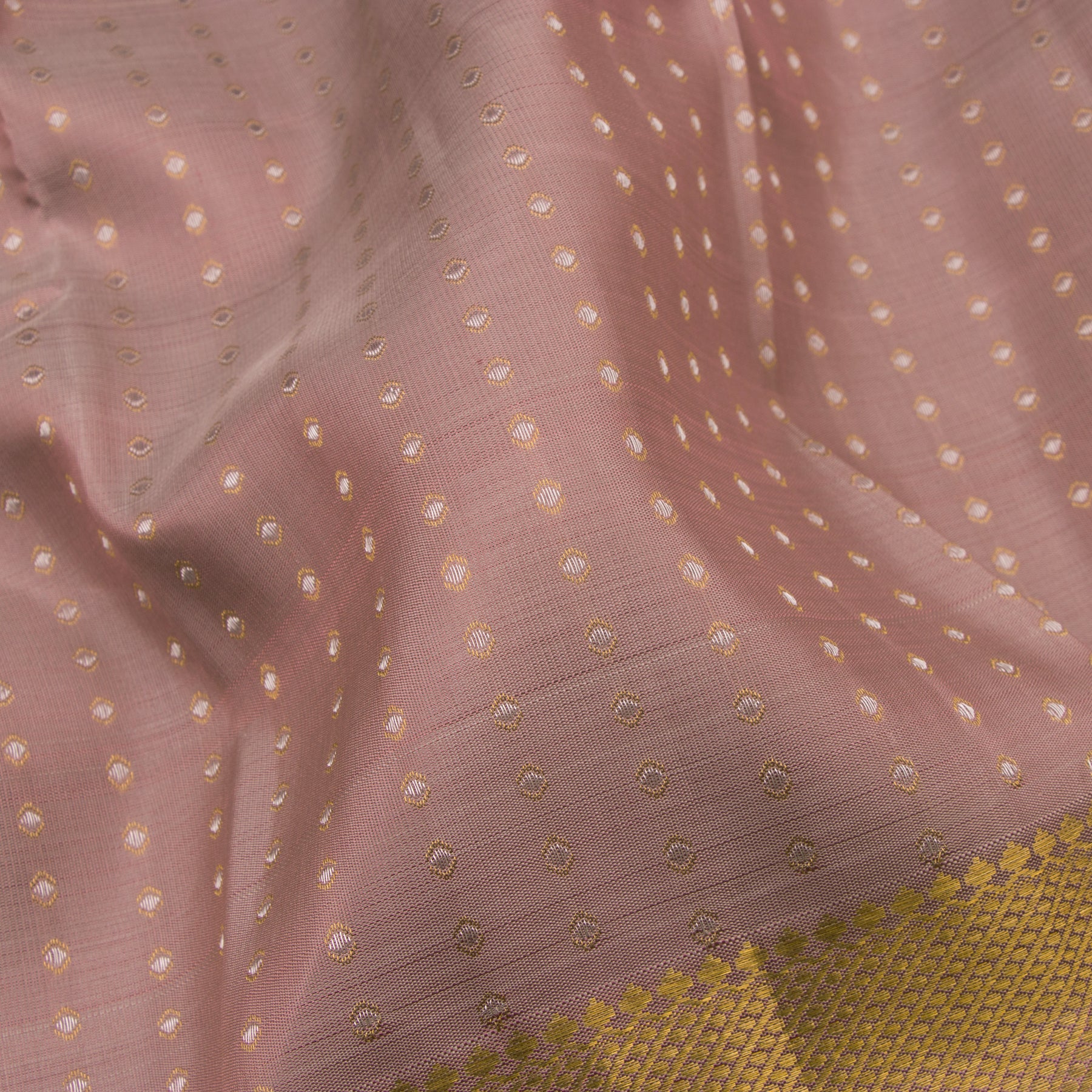 Kanakavalli Kanjivaram Silk Sari 23-595-HS001-01858 - Fabric View