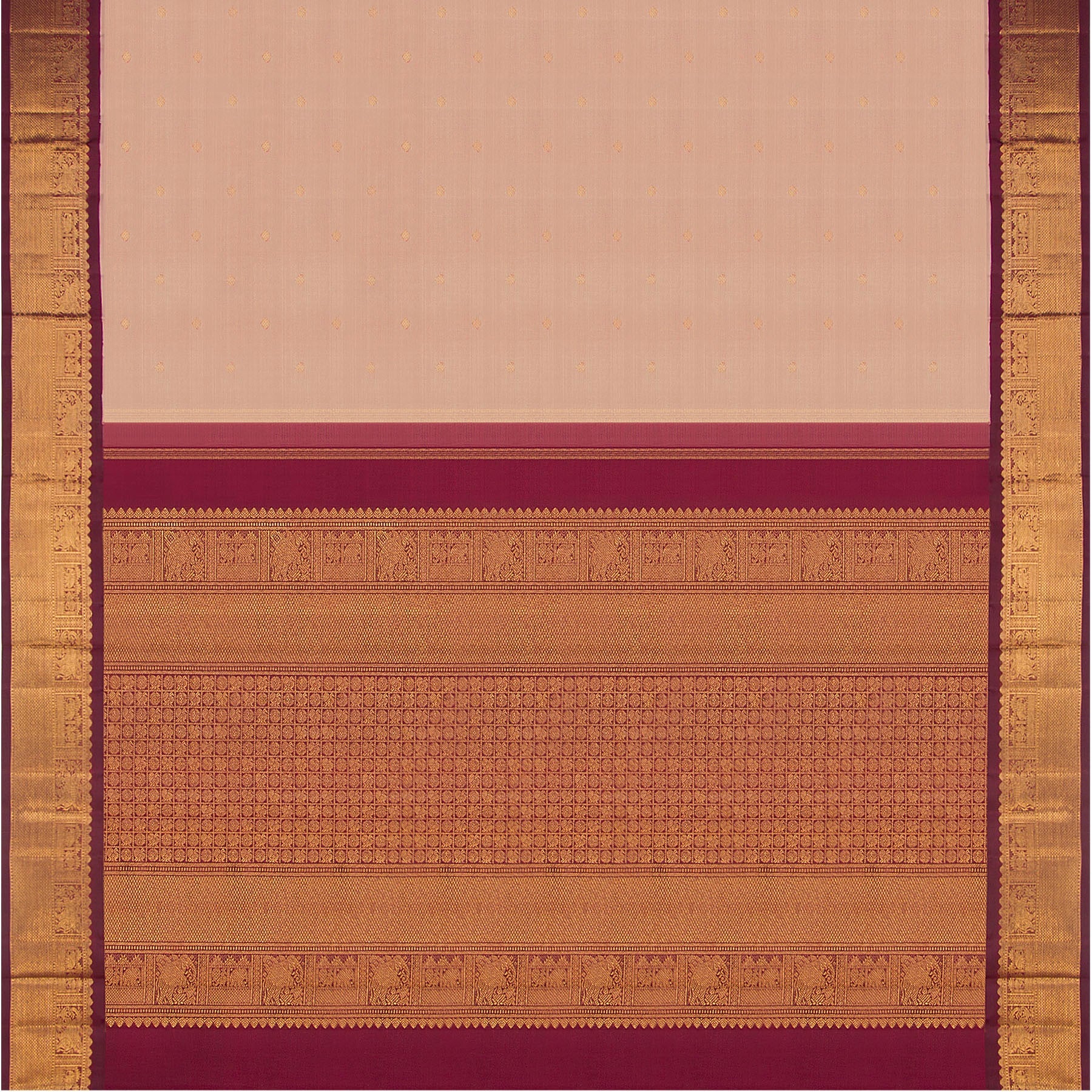 Kanakavalli Kanjivaram Silk Sari 23-595-HS001-01864 - Full View