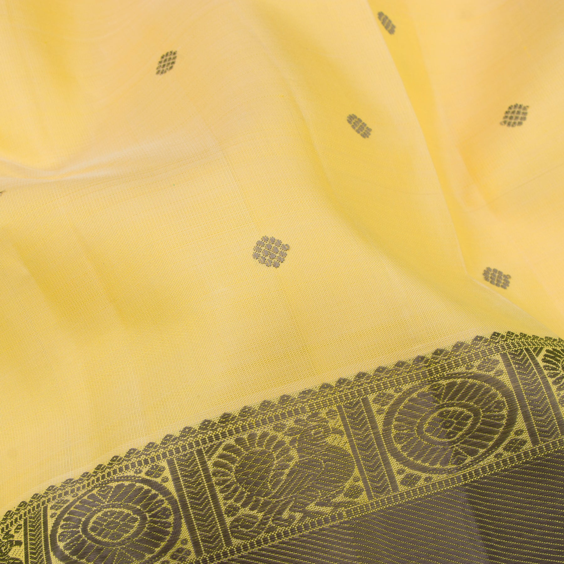 Kanakavalli Kanjivaram Silk Sari 23-595-HS001-02847 - Fabric View