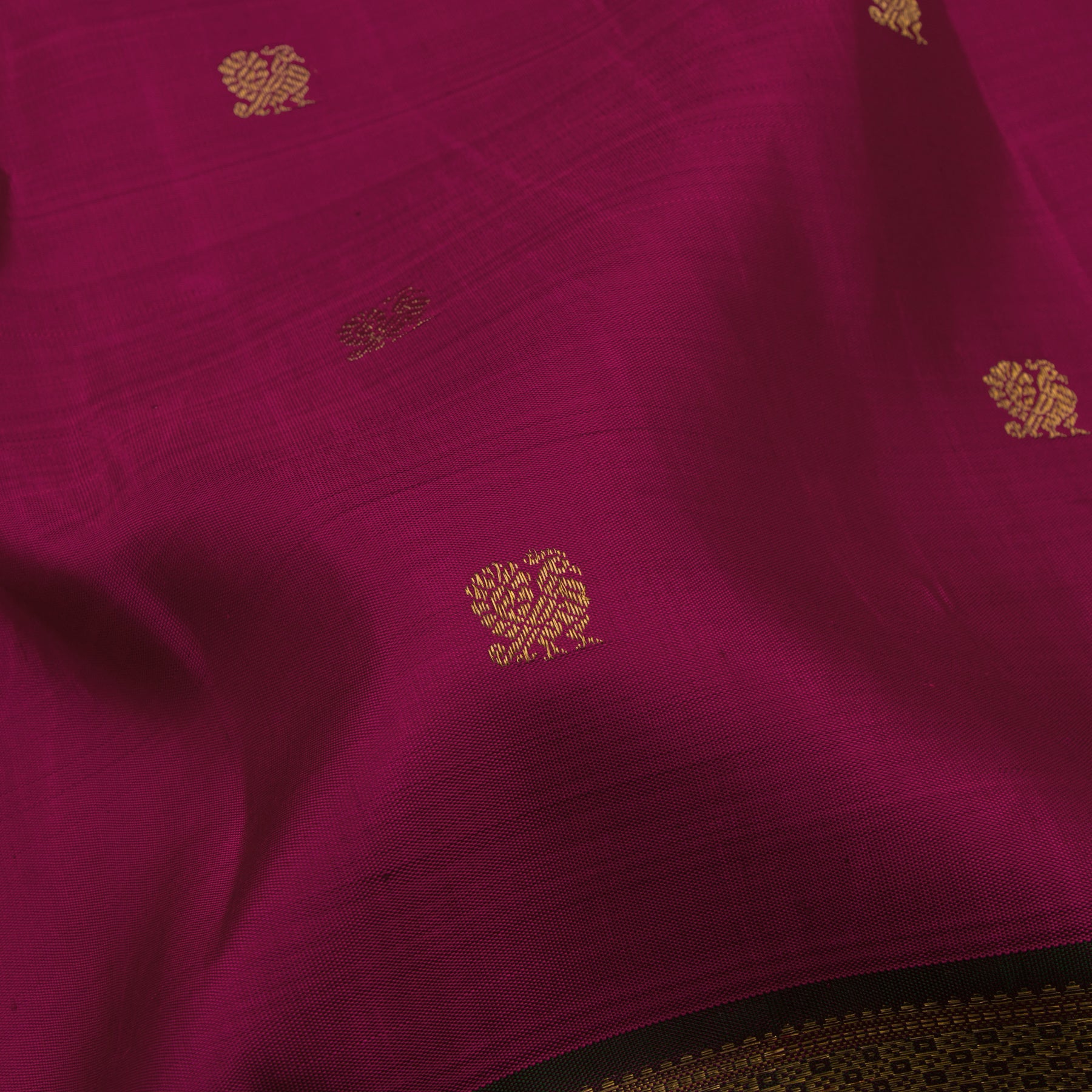 Kanakavalli Kanjivaram Silk Sari 23-595-HS001-02856 - Fabric View