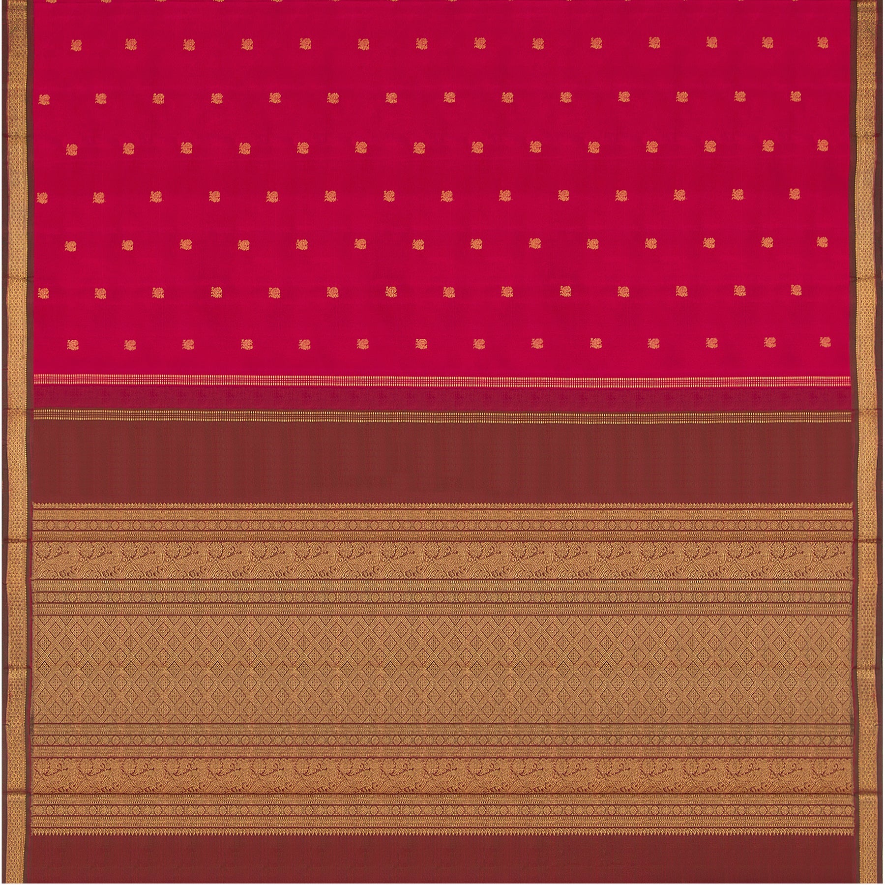Kanakavalli Kanjivaram Silk Sari 23-595-HS001-02860 - Full View
