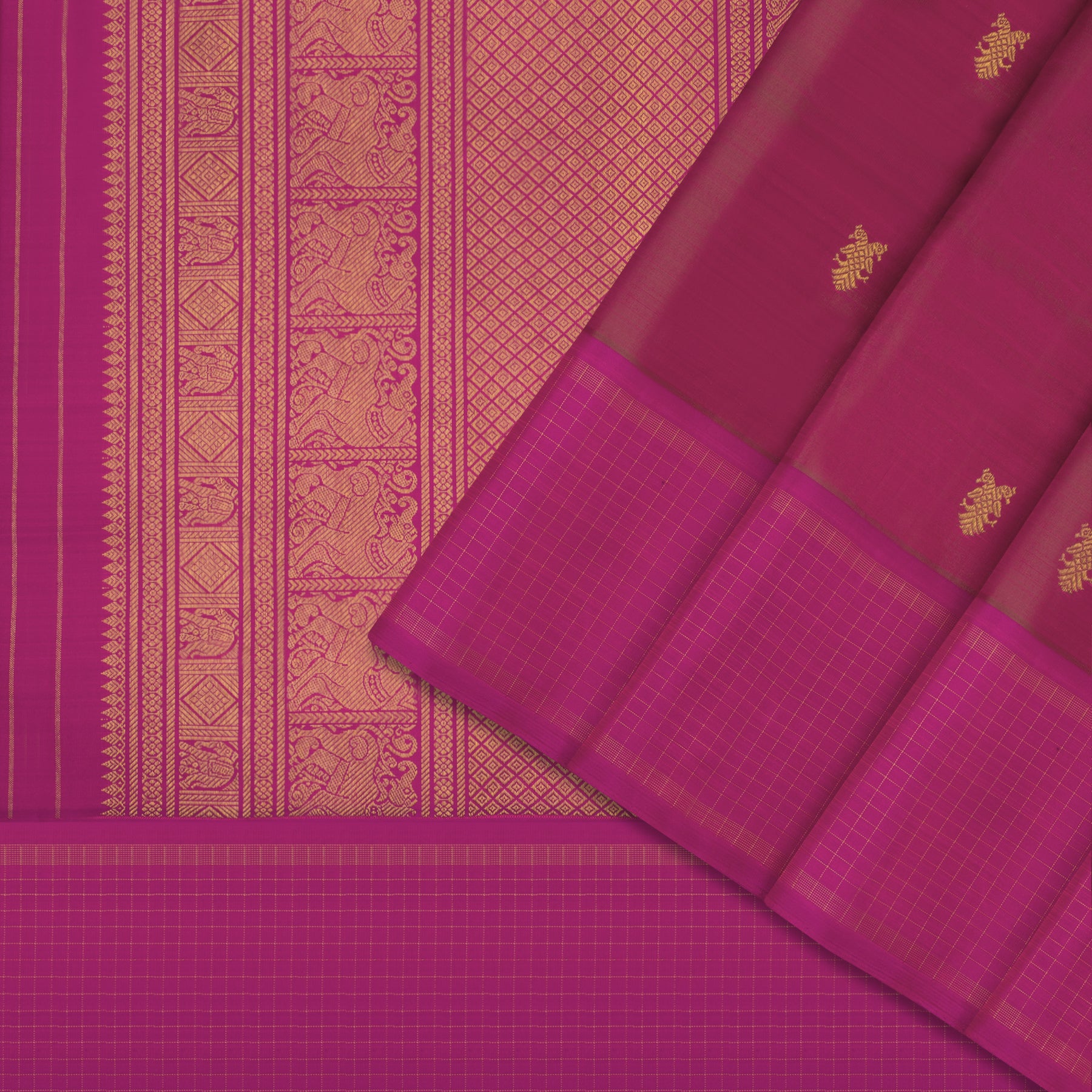 Kanakavalli Kanjivaram Silk Sari 23-595-HS001-02864 - Cover View