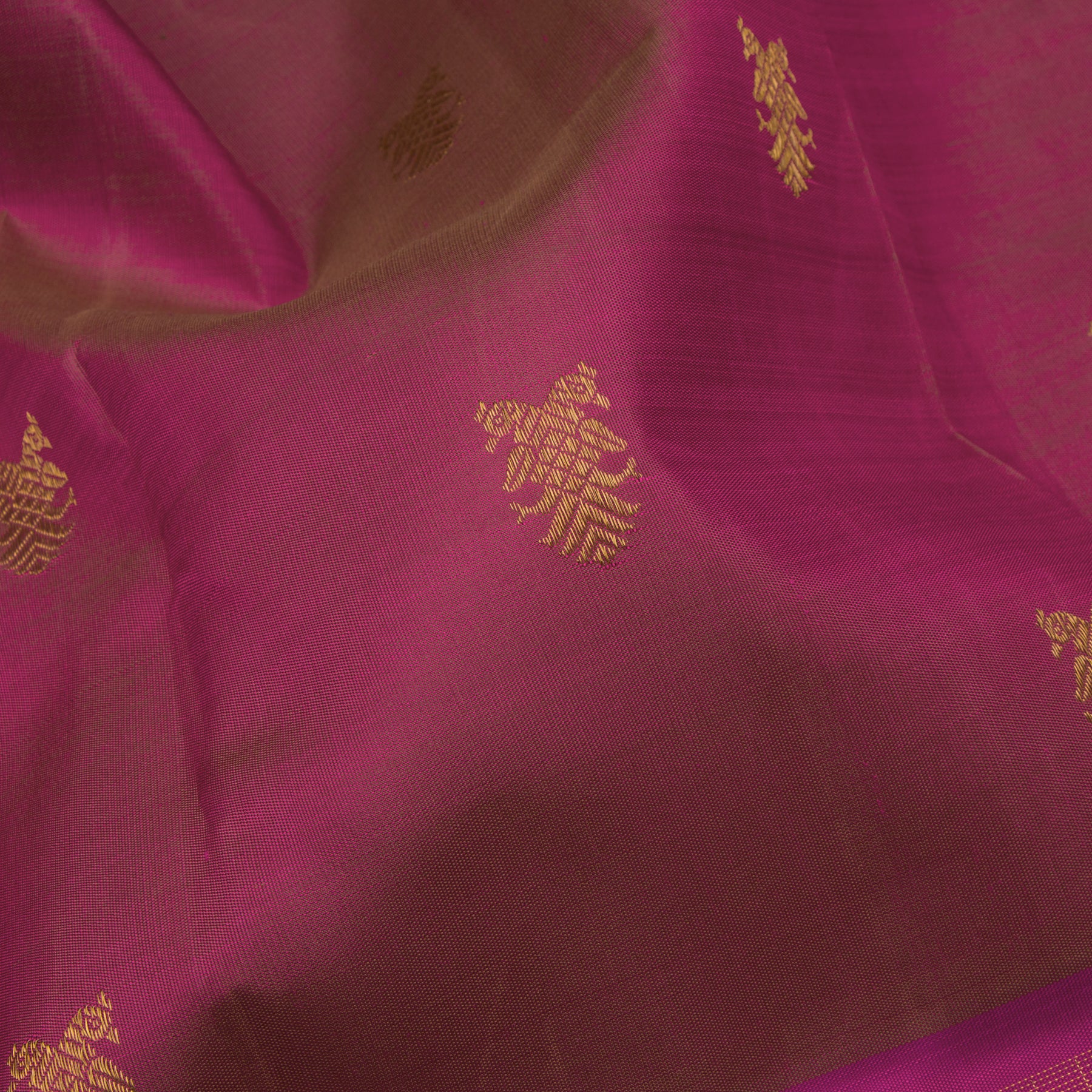 Kanakavalli Kanjivaram Silk Sari 23-595-HS001-02864 - Fabric View