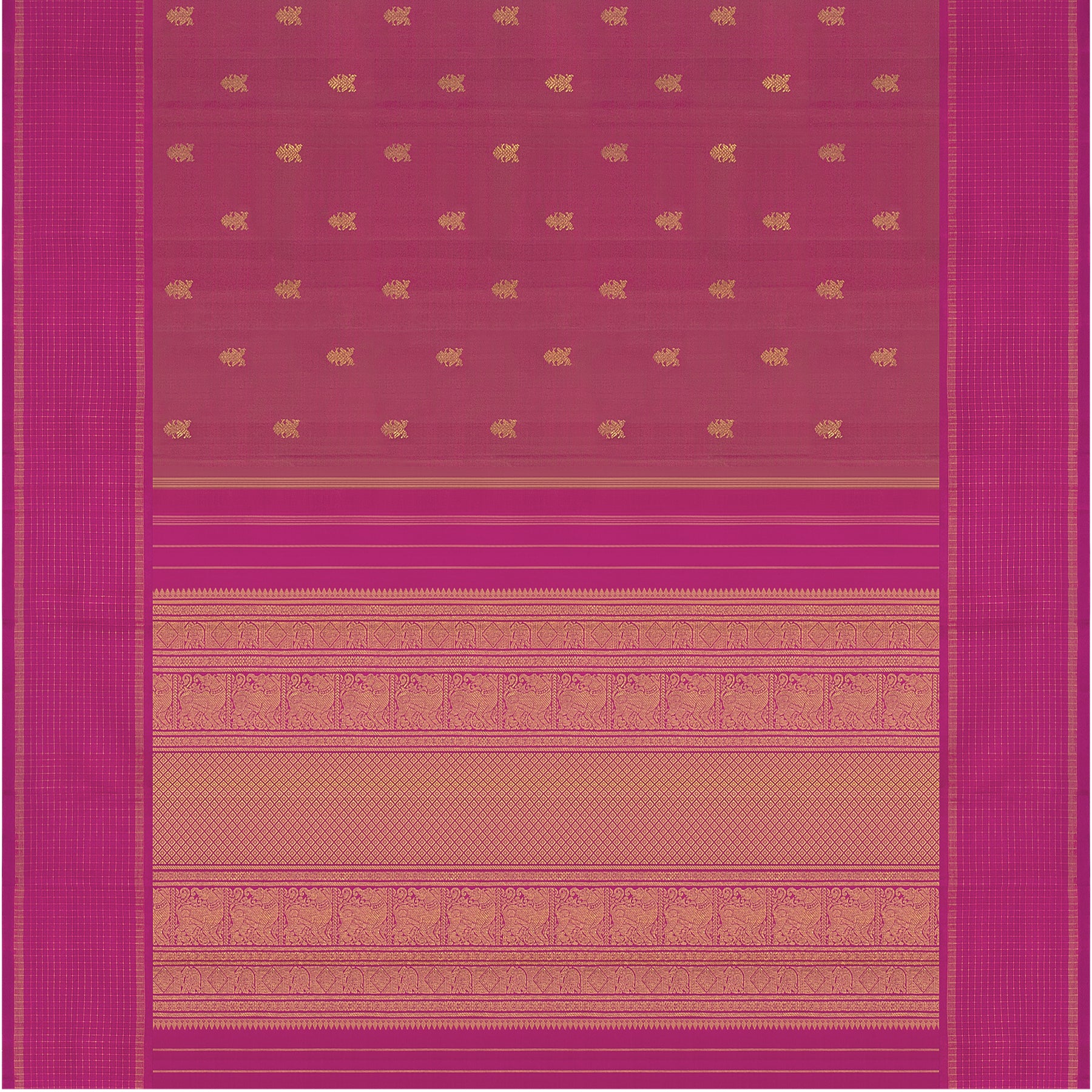 Kanakavalli Kanjivaram Silk Sari 23-595-HS001-02864 - Full View