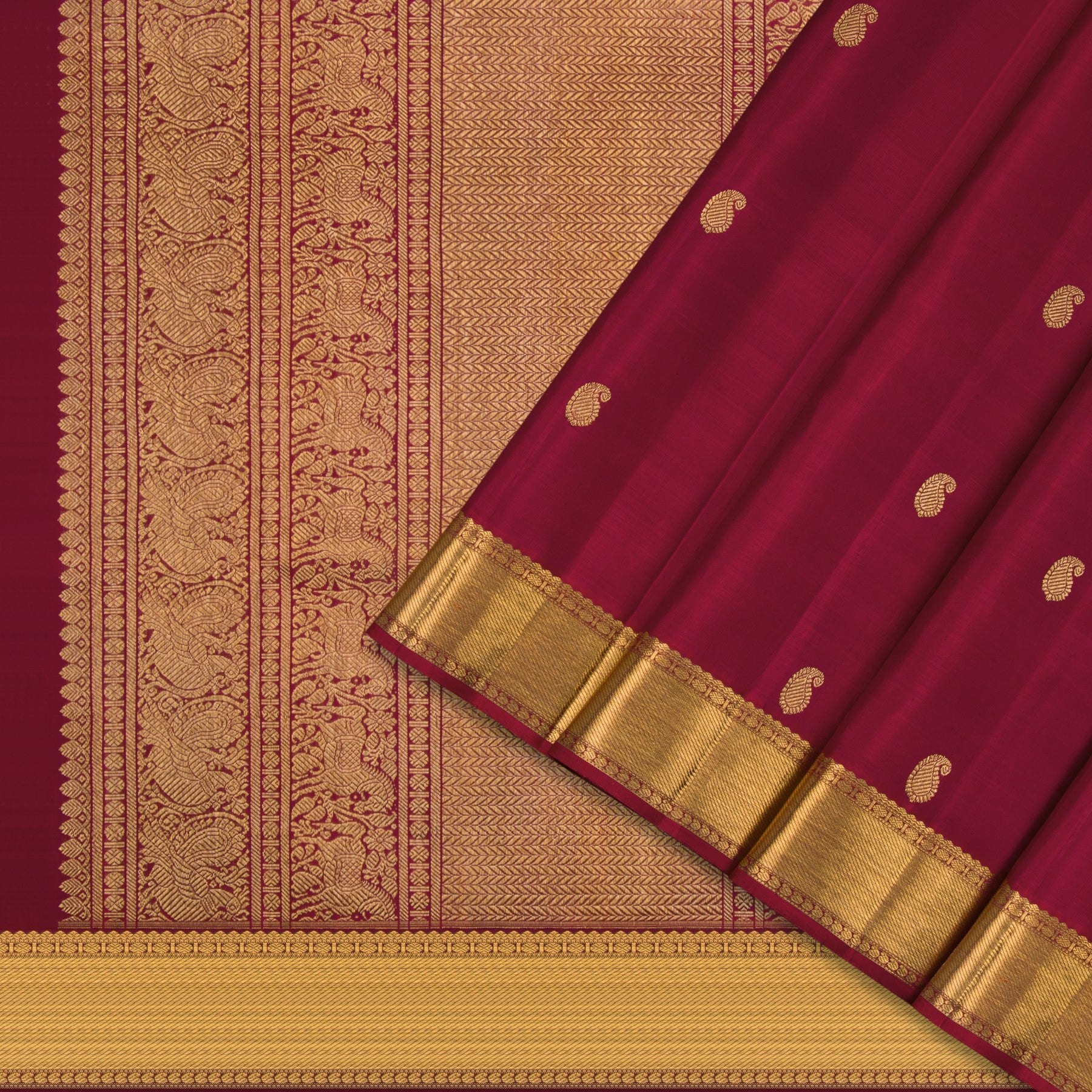 Kanakavalli Kanjivaram Silk Sari 23-595-HS001-02896 - Cover View