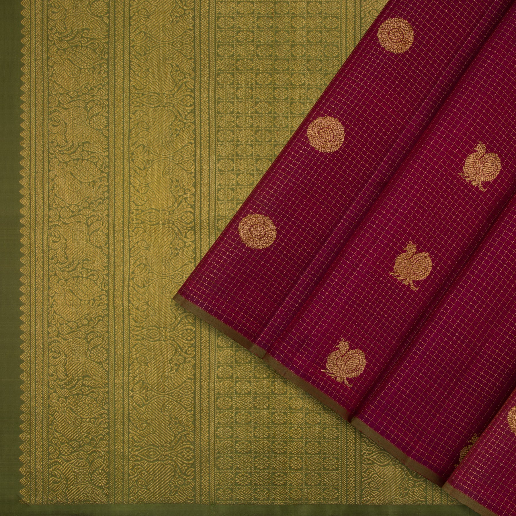 Kanakavalli Kanjivaram Silk Sari 23-595-HS001-02908 - Cover View