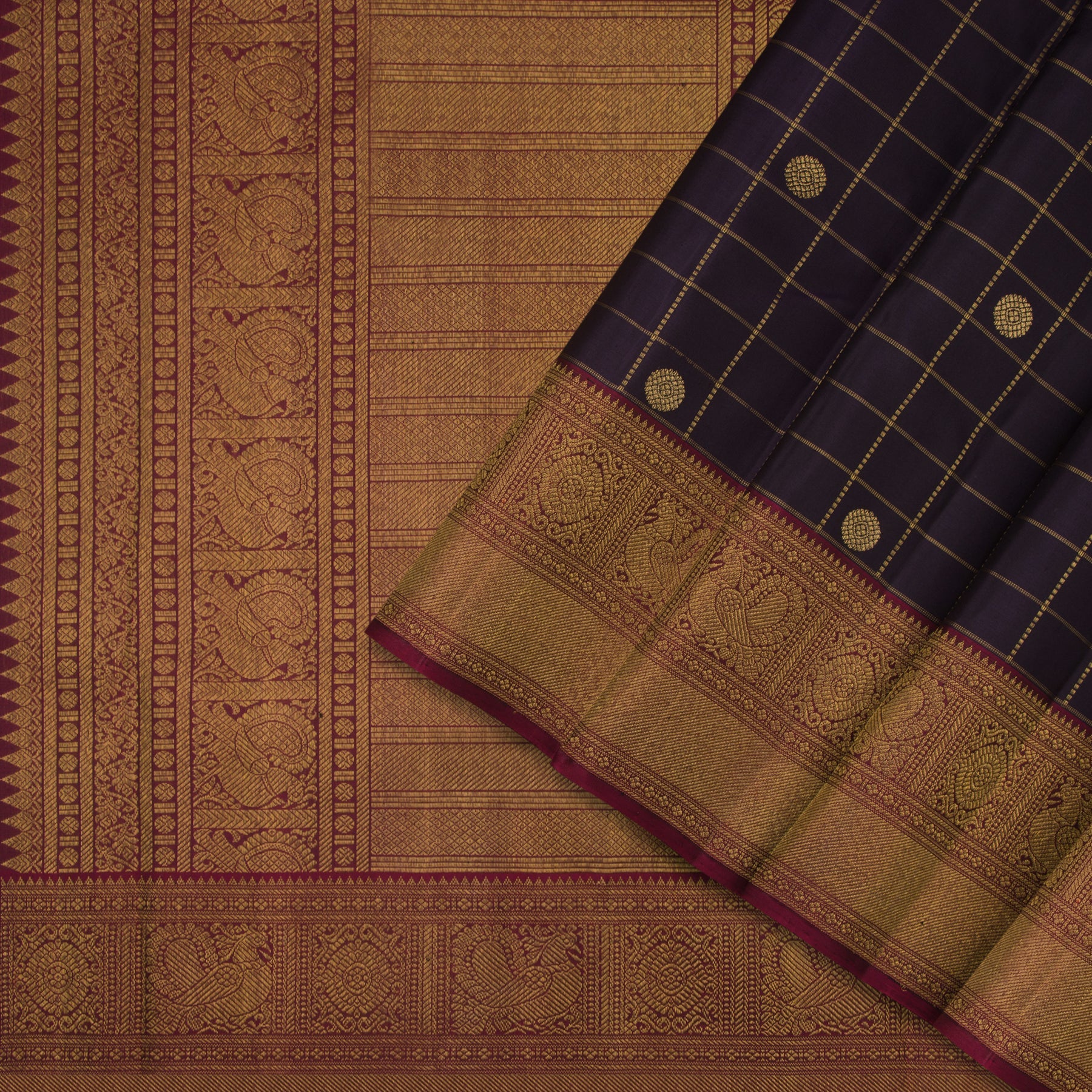 Kanakavalli Kanjivaram Silk Sari 23-595-HS001-02918 - Cover View