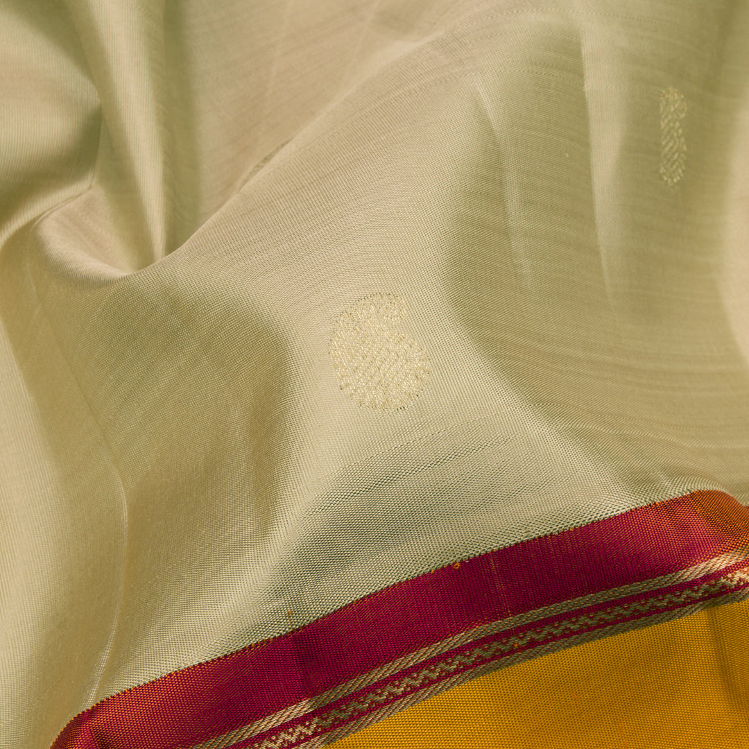 Kanakavalli Kanjivaram Silk Sari 23-595-HS001-02920 - Fabric View
