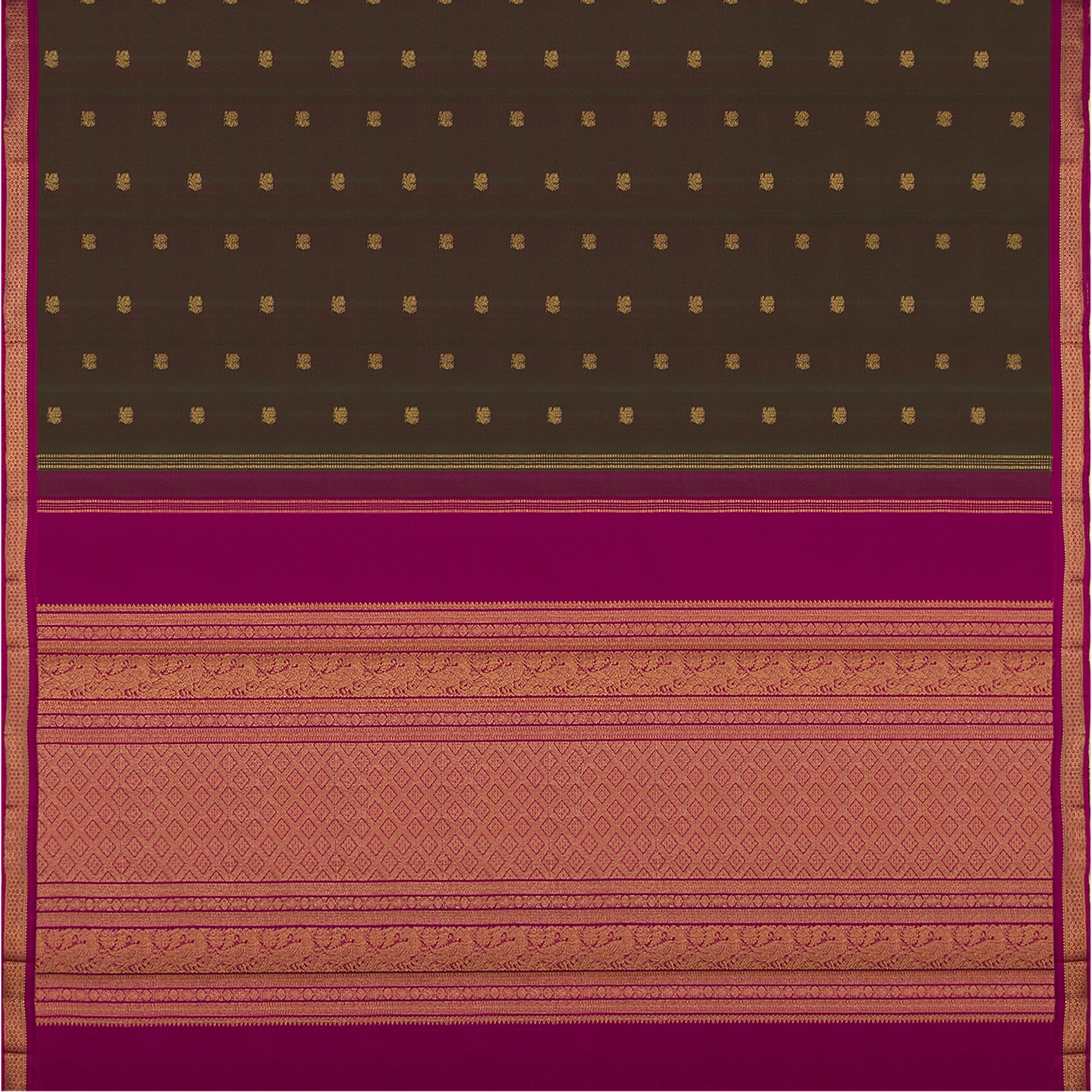 Kanakavalli Kanjivaram Silk Sari 23-595-HS001-03684 - Full View