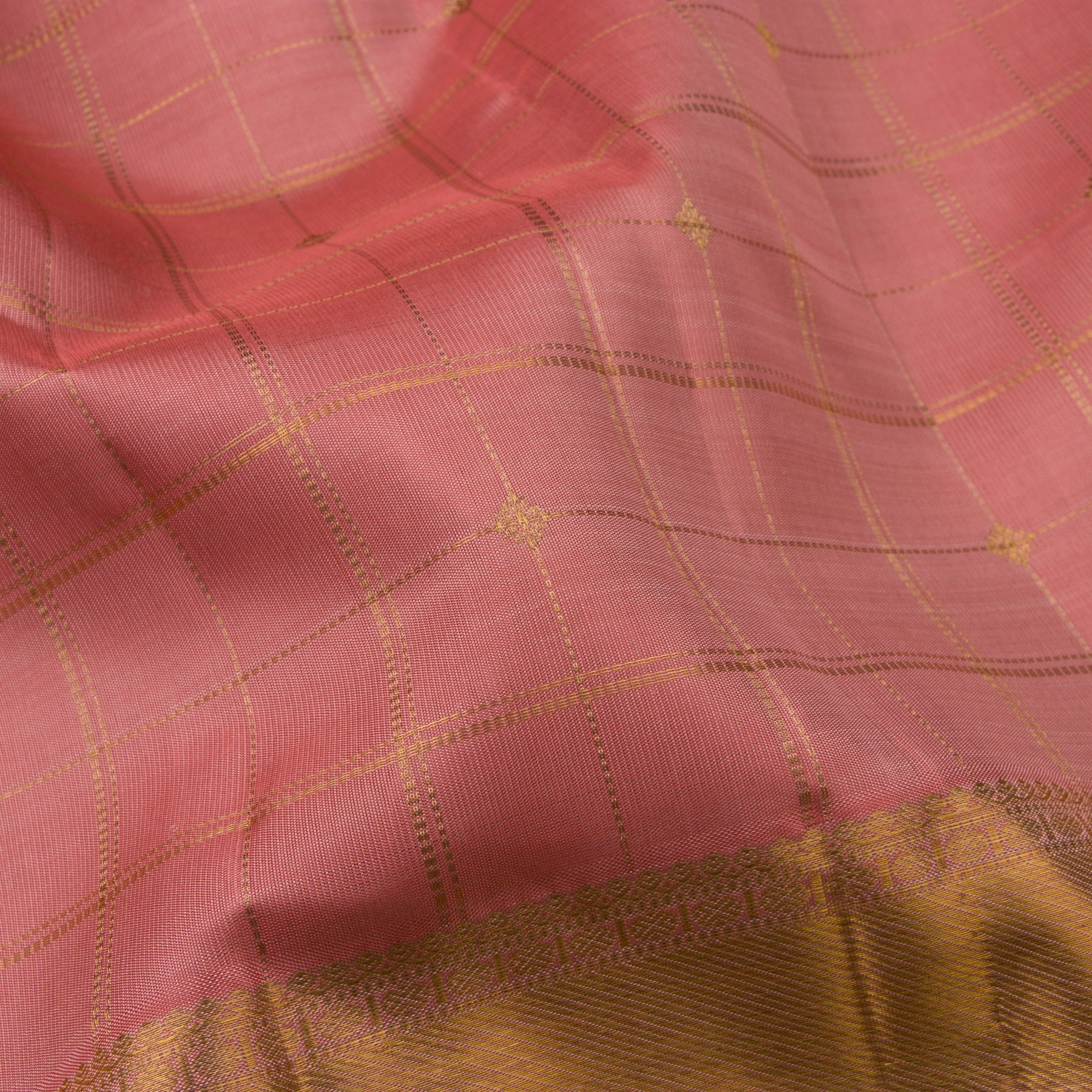 Kanakavalli Kanjivaram Silk Sari 23-595-HS001-03721 - Fabric View