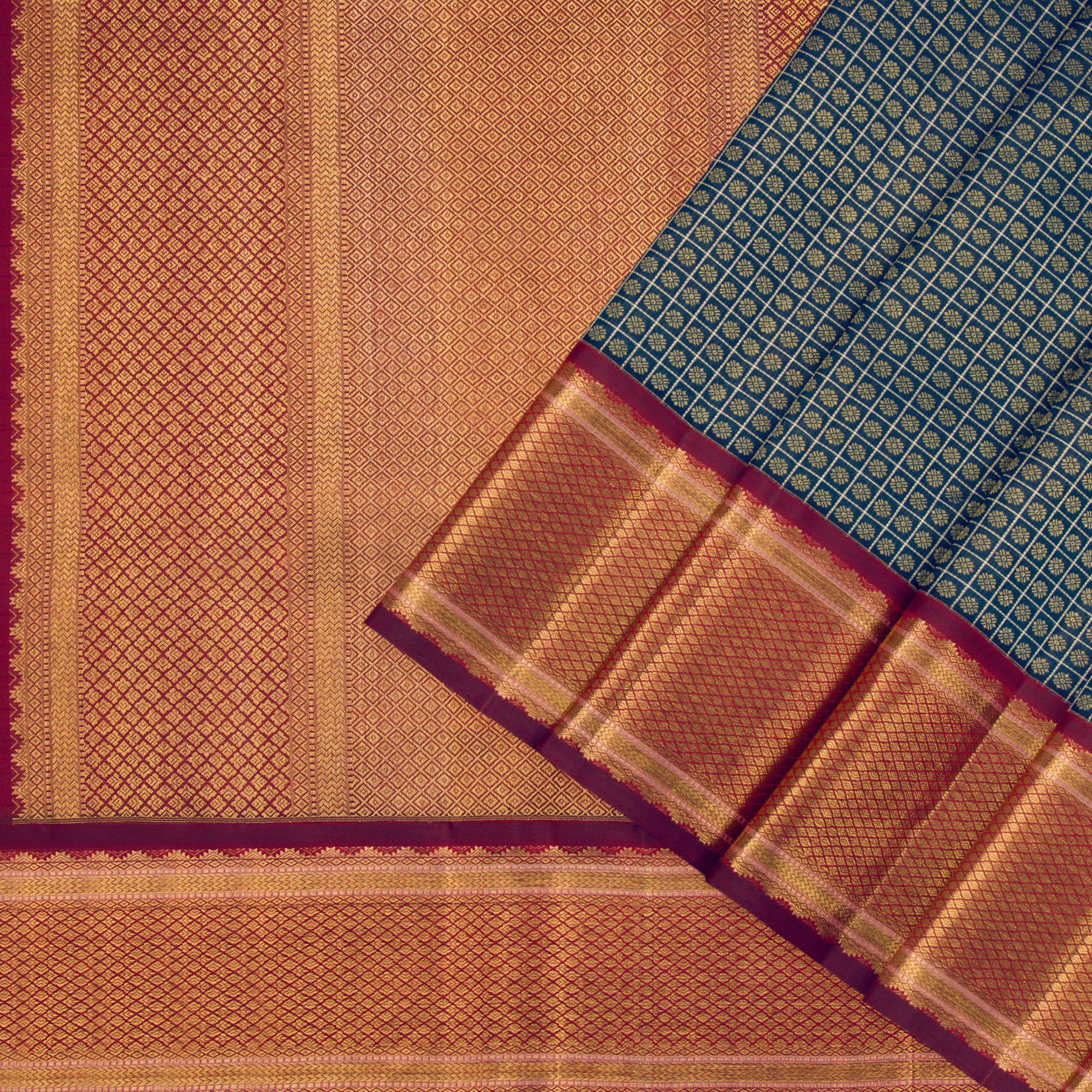 Kanakavalli Kanjivaram Silk Sari 23-595-HS001-03734 - Cover View
