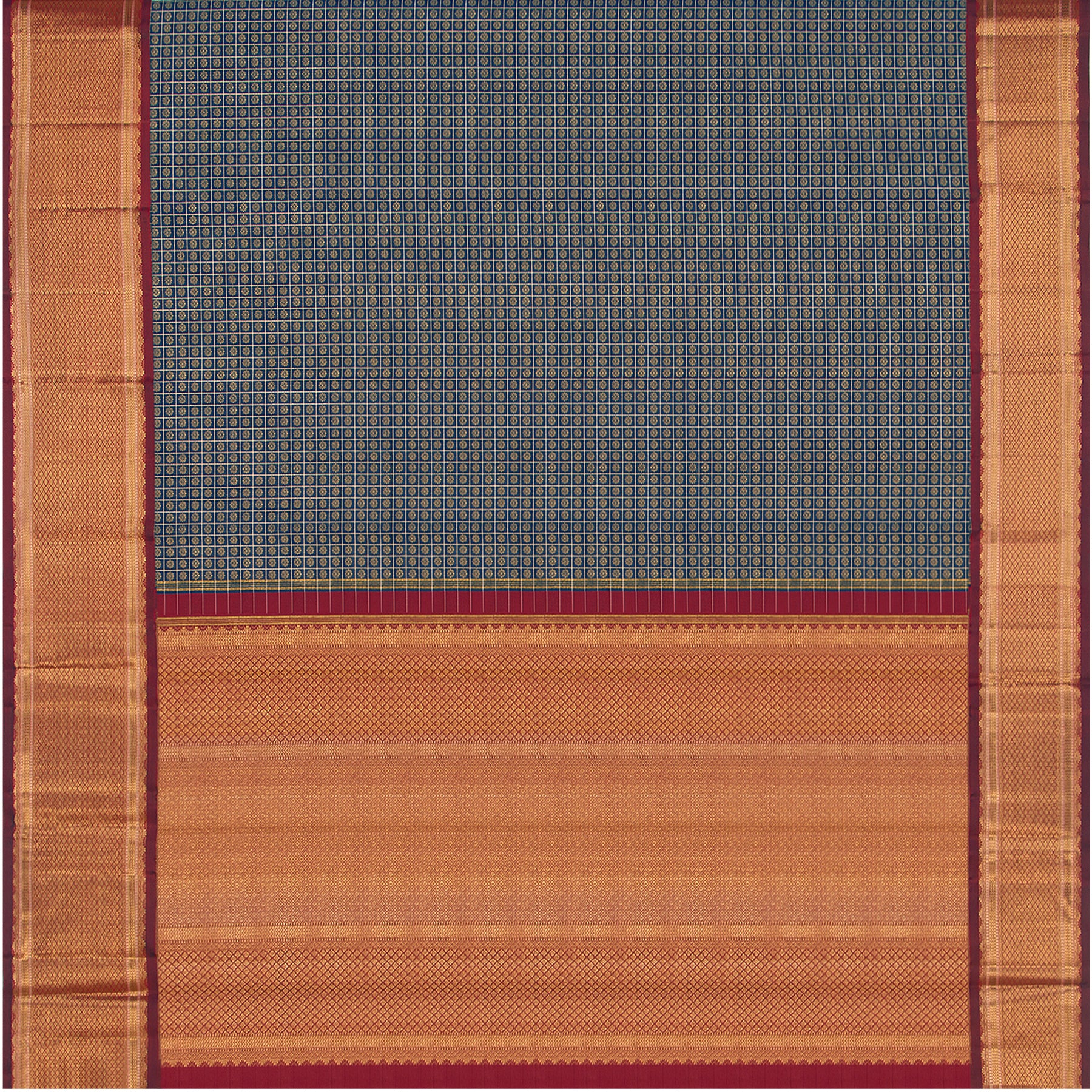 Kanakavalli Kanjivaram Silk Sari 23-595-HS001-03734 - Full View