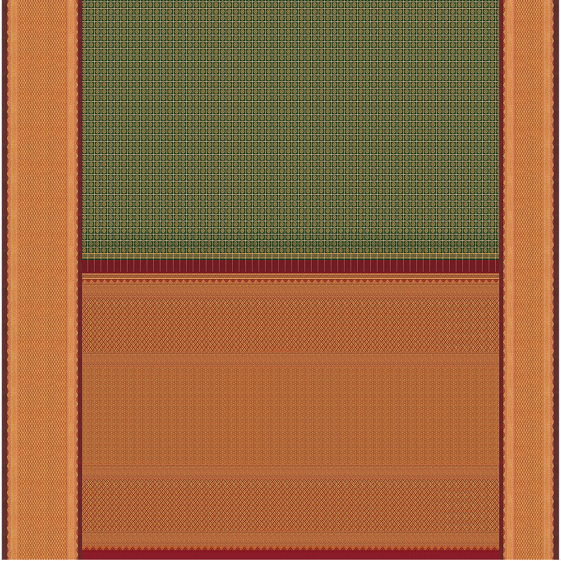 Kanakavalli Kanjivaram Silk Sari 23-595-HS001-03737 - Full View