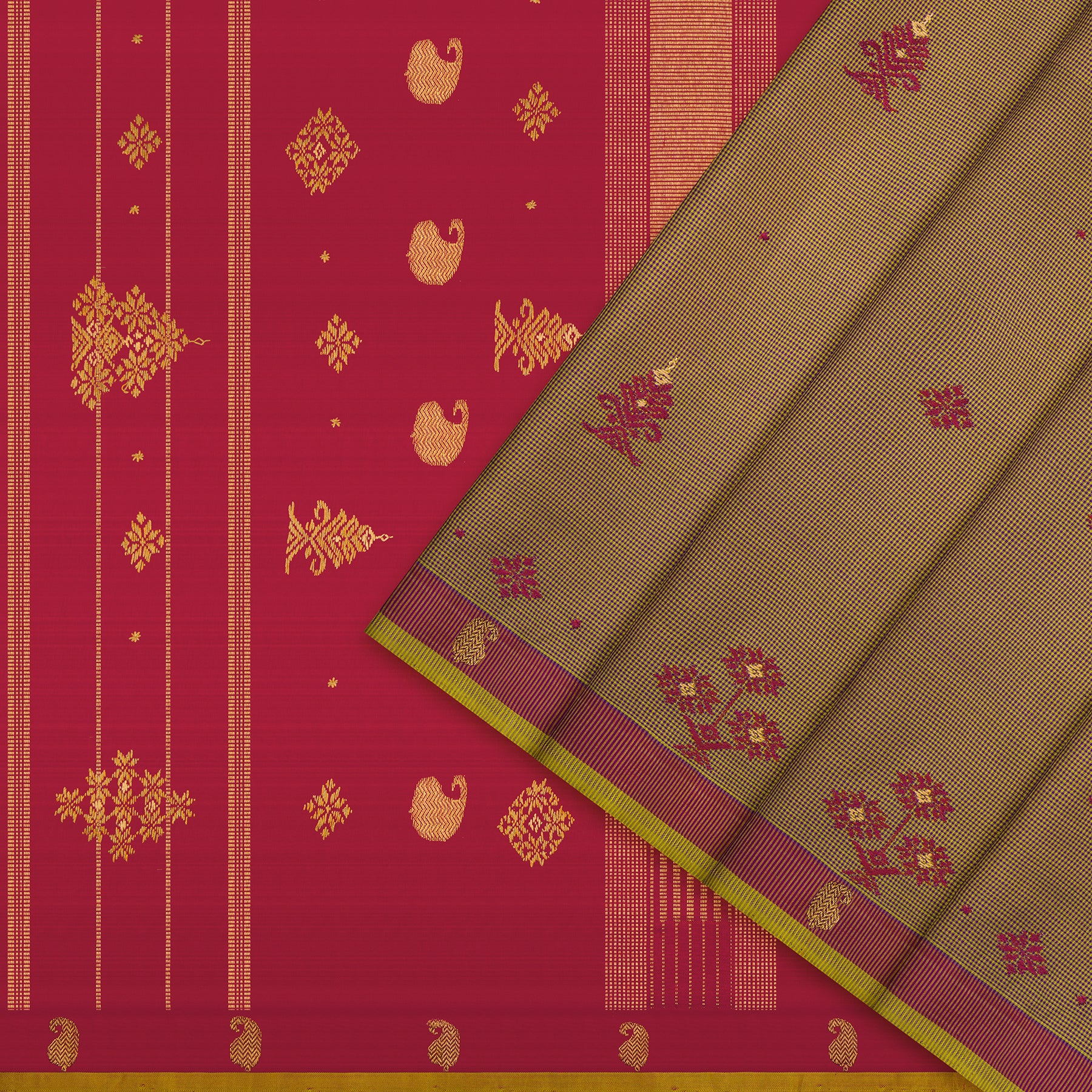 Kanakavalli X Kasuti Kanjivaram Silk Sari 23-595-HS001-05317 - Cover View