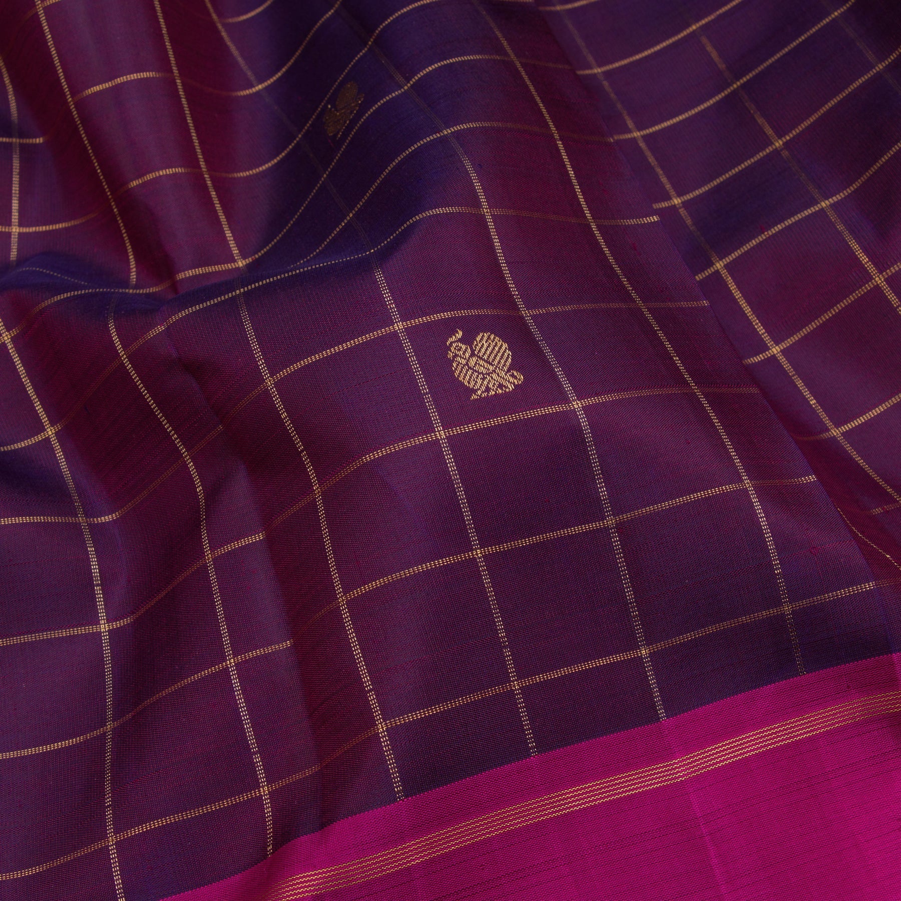 Kanakavalli Kanjivaram Silk Sari 23-595-HS001-05332 - Fabric View