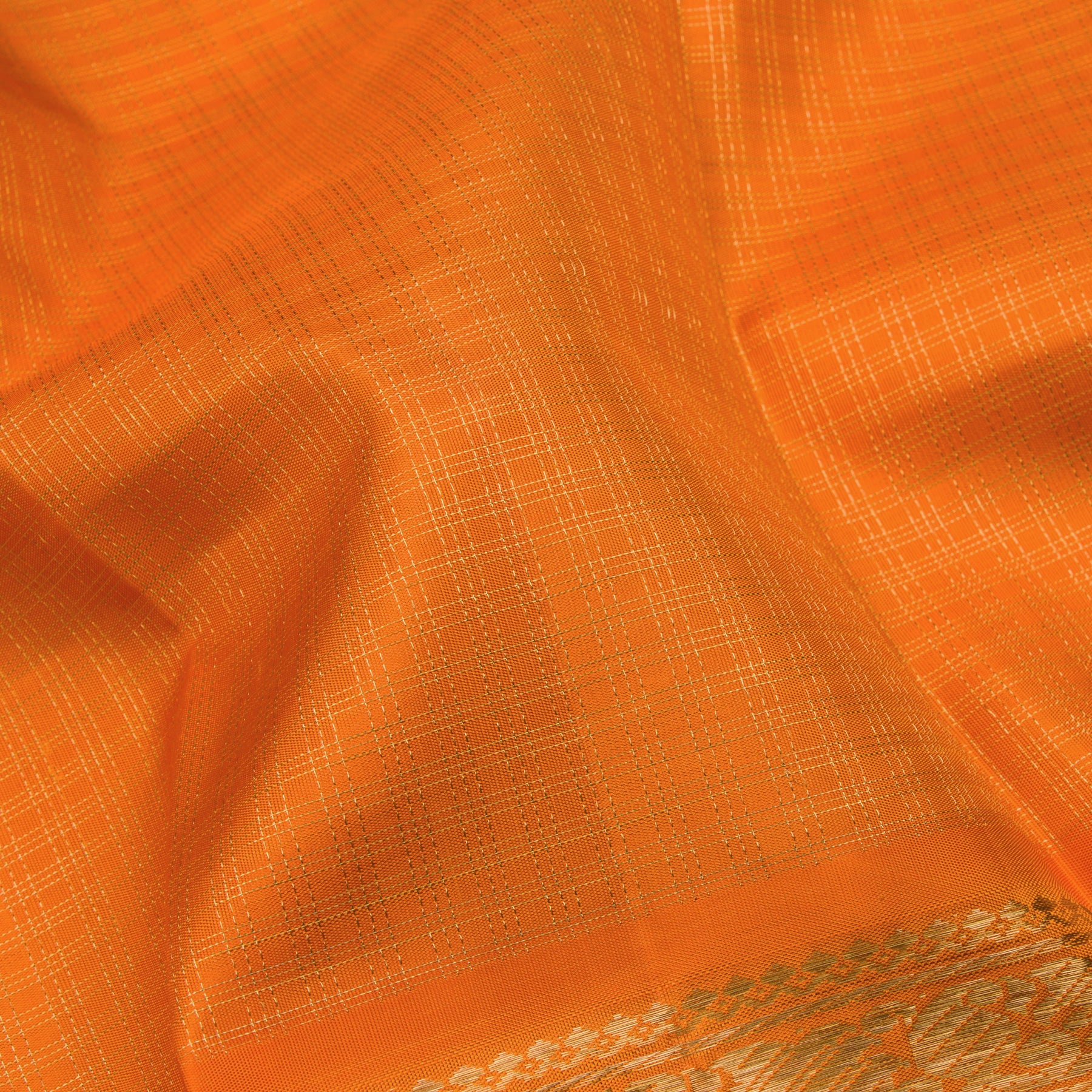 Kanakavalli Kanjivaram Silk Sari 23-595-HS001-05415 - Fabric View