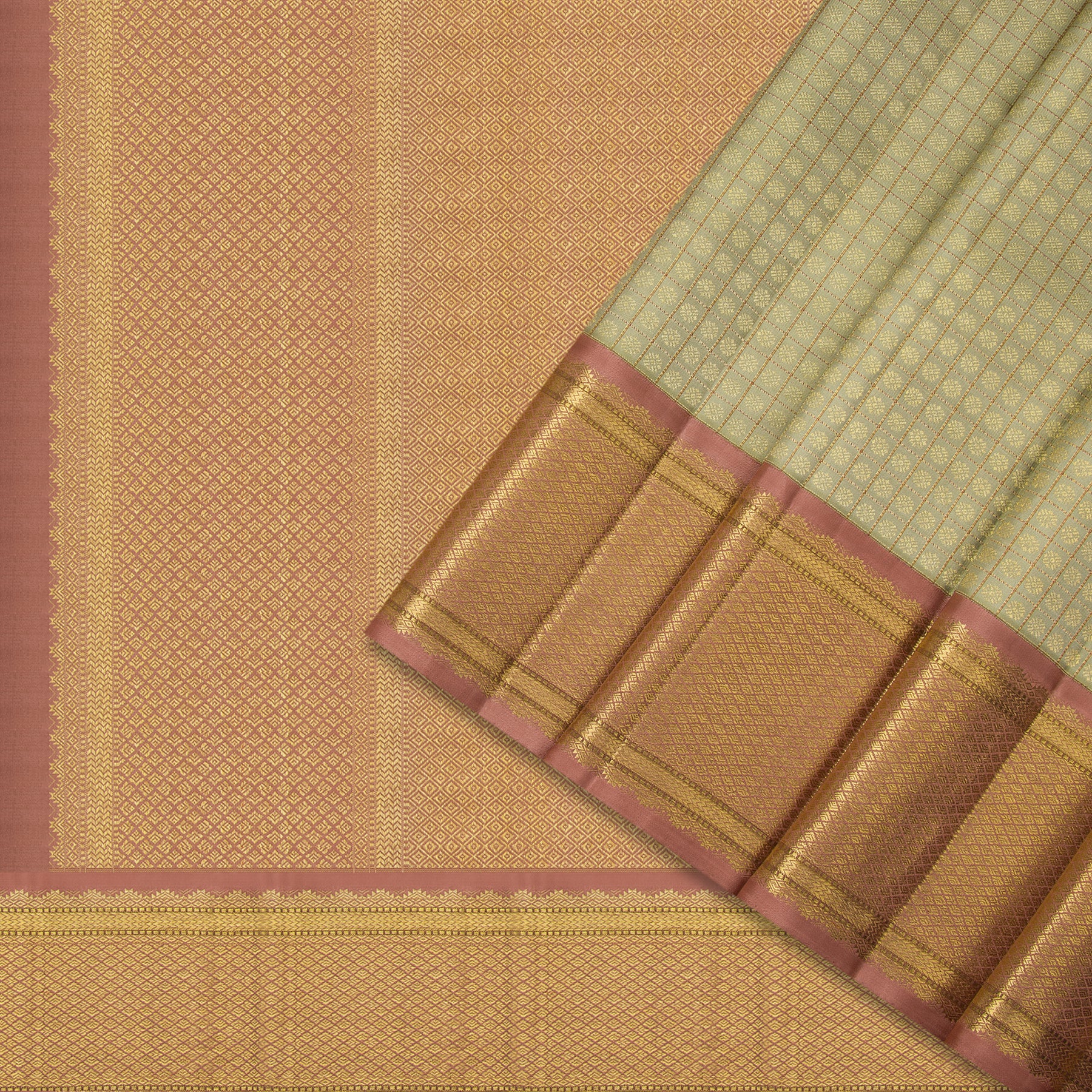 Kanakavalli Kanjivaram Silk Sari 23-595-HS001-06134 - Cover View