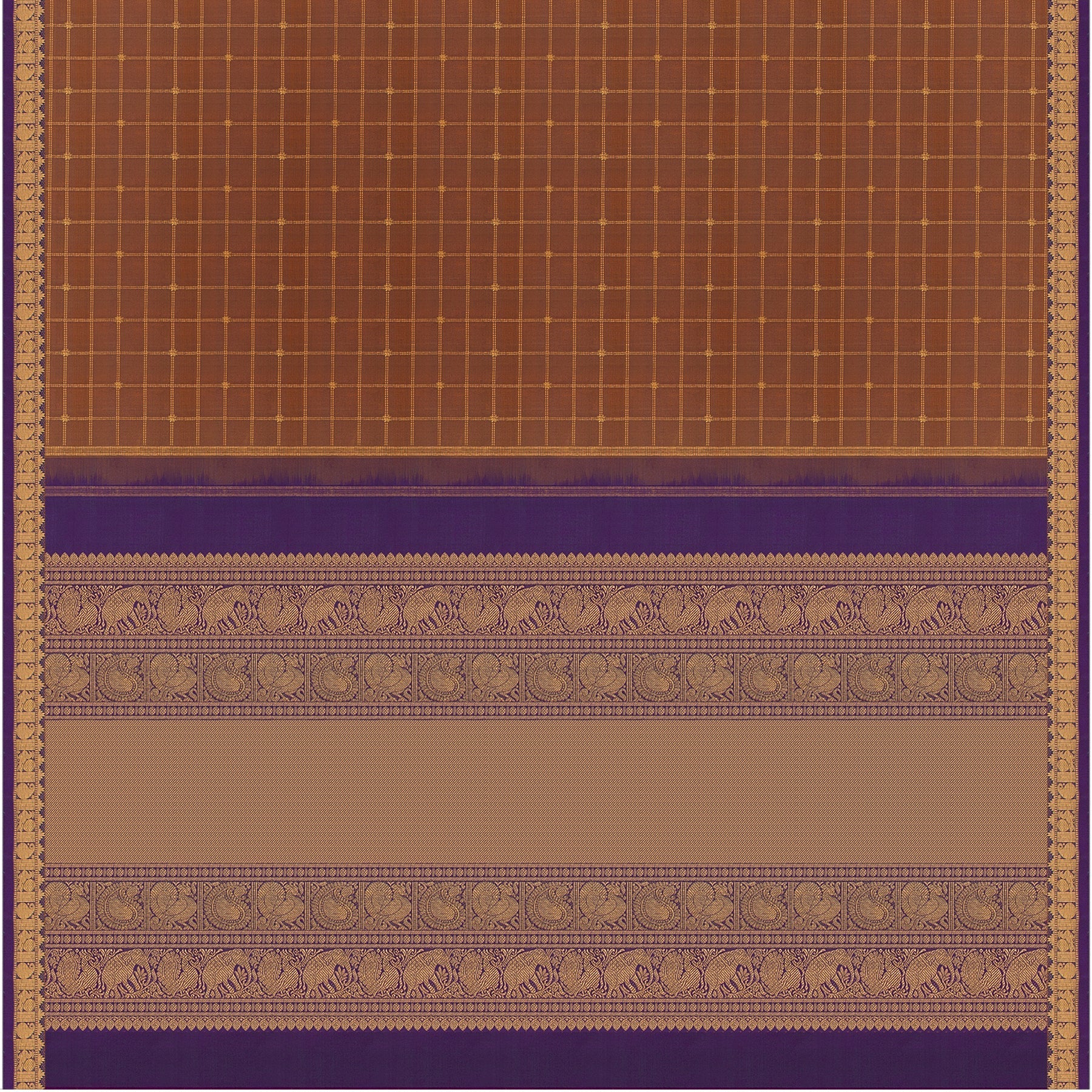 Kanakavalli Kanjivaram Silk Sari 23-595-HS001-06633 - Full View