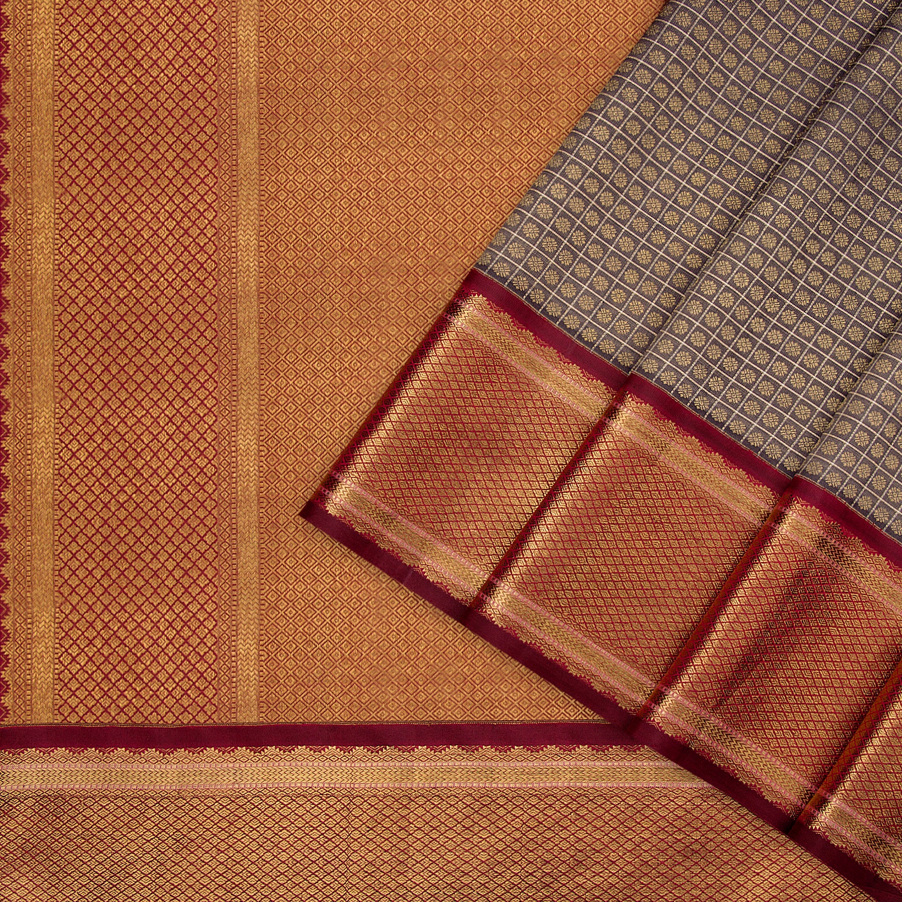 Kanakavalli Kanjivaram Silk Sari 23-595-HS001-06646 - Cover View