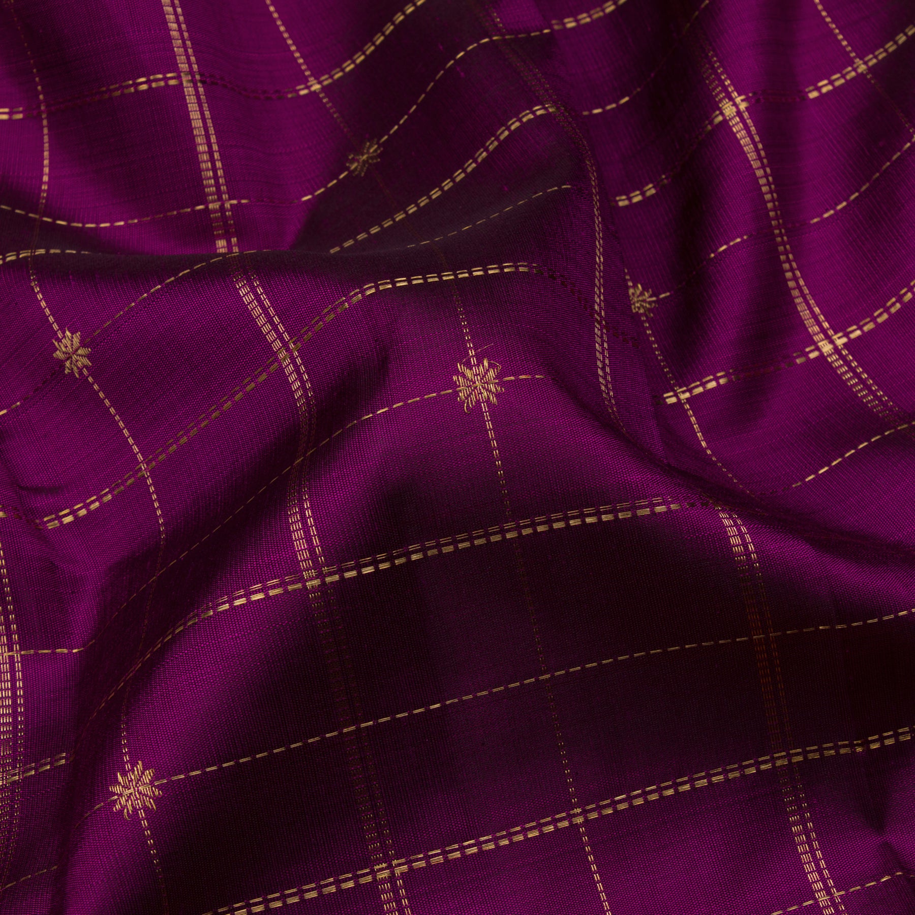 Kanakavalli Kanjivaram Silk Sari 23-595-HS001-06650 - Fabric View