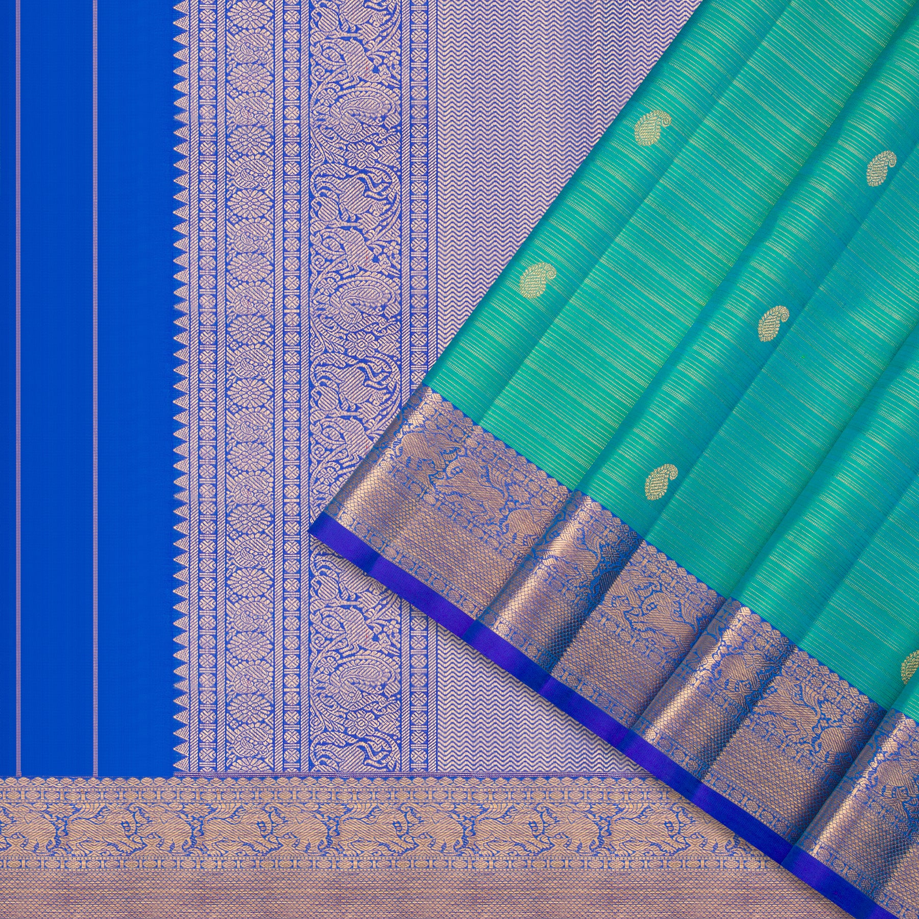 Kanakavalli Kanjivaram Silk Sari 23-595-HS001-06659 - Cover View