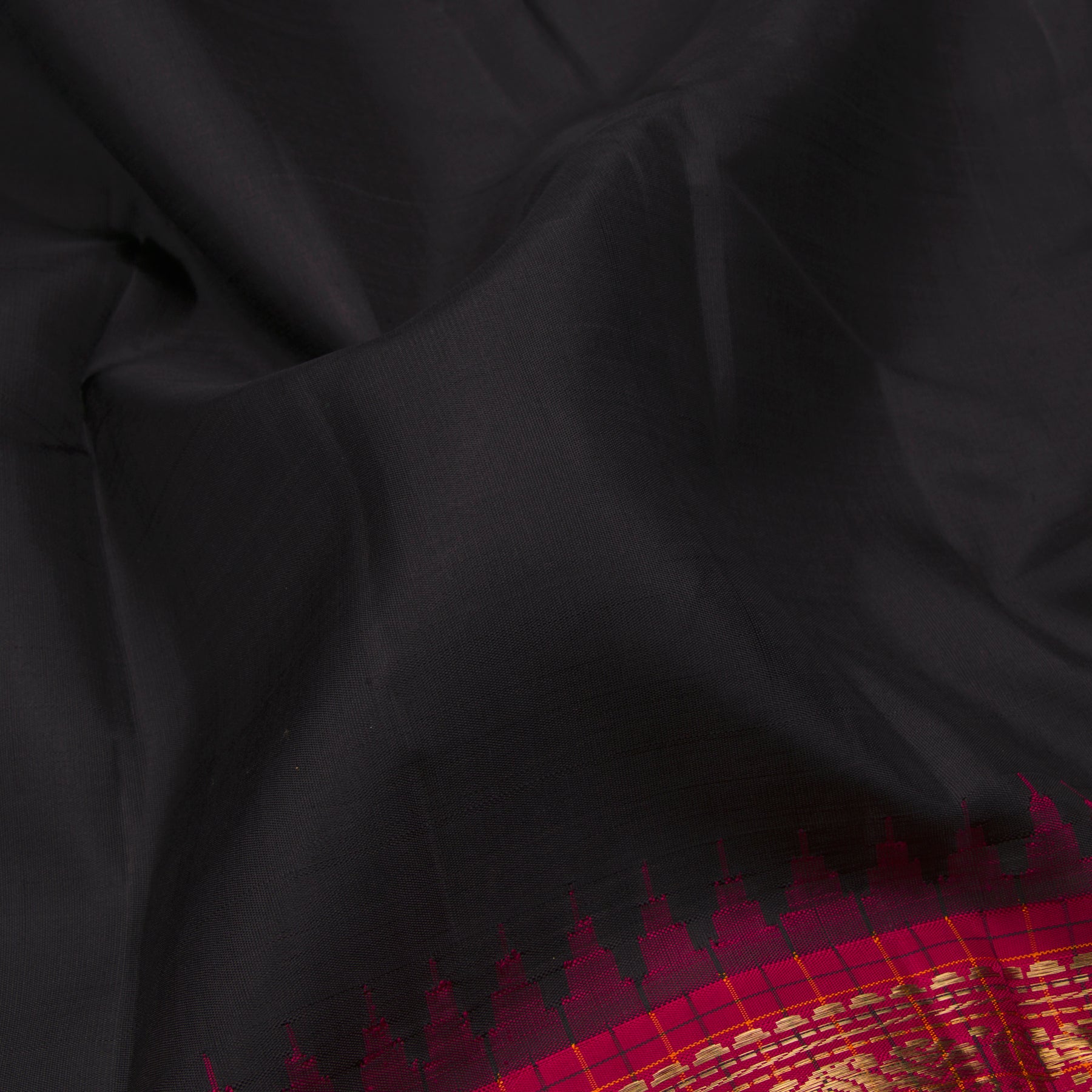 Kanakavalli Kanjivaram Silk Sari 23-595-HS001-06676 - Fabric View
