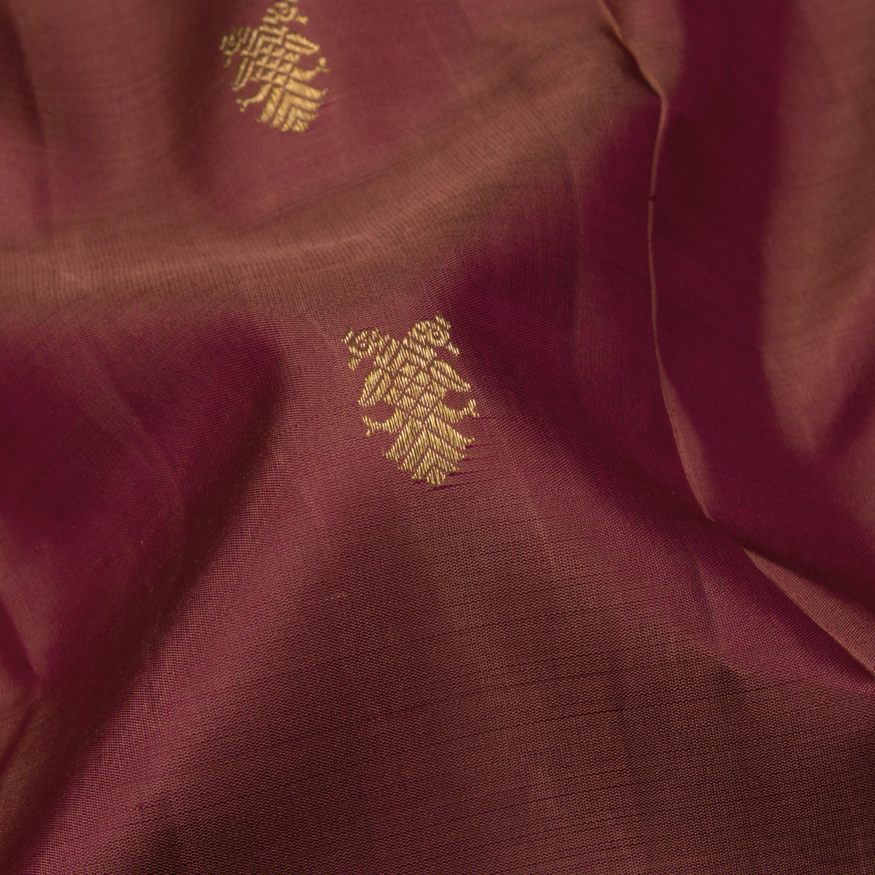 Kanakavalli Kanjivaram Silk Sari 23-595-HS001-08048 - Fabric View