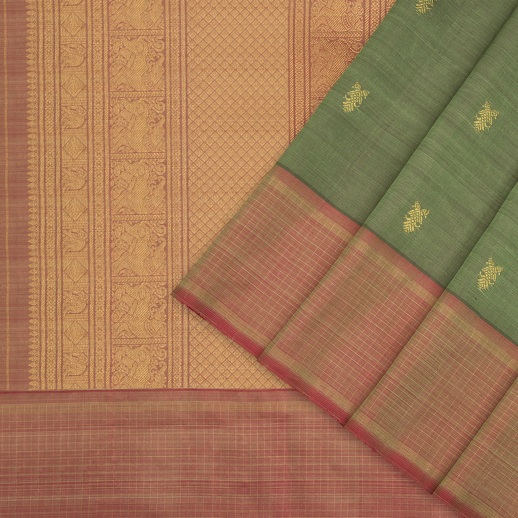 Kanakavalli Kanjivaram Silk Sari 23-595-HS001-08060 - Cover View