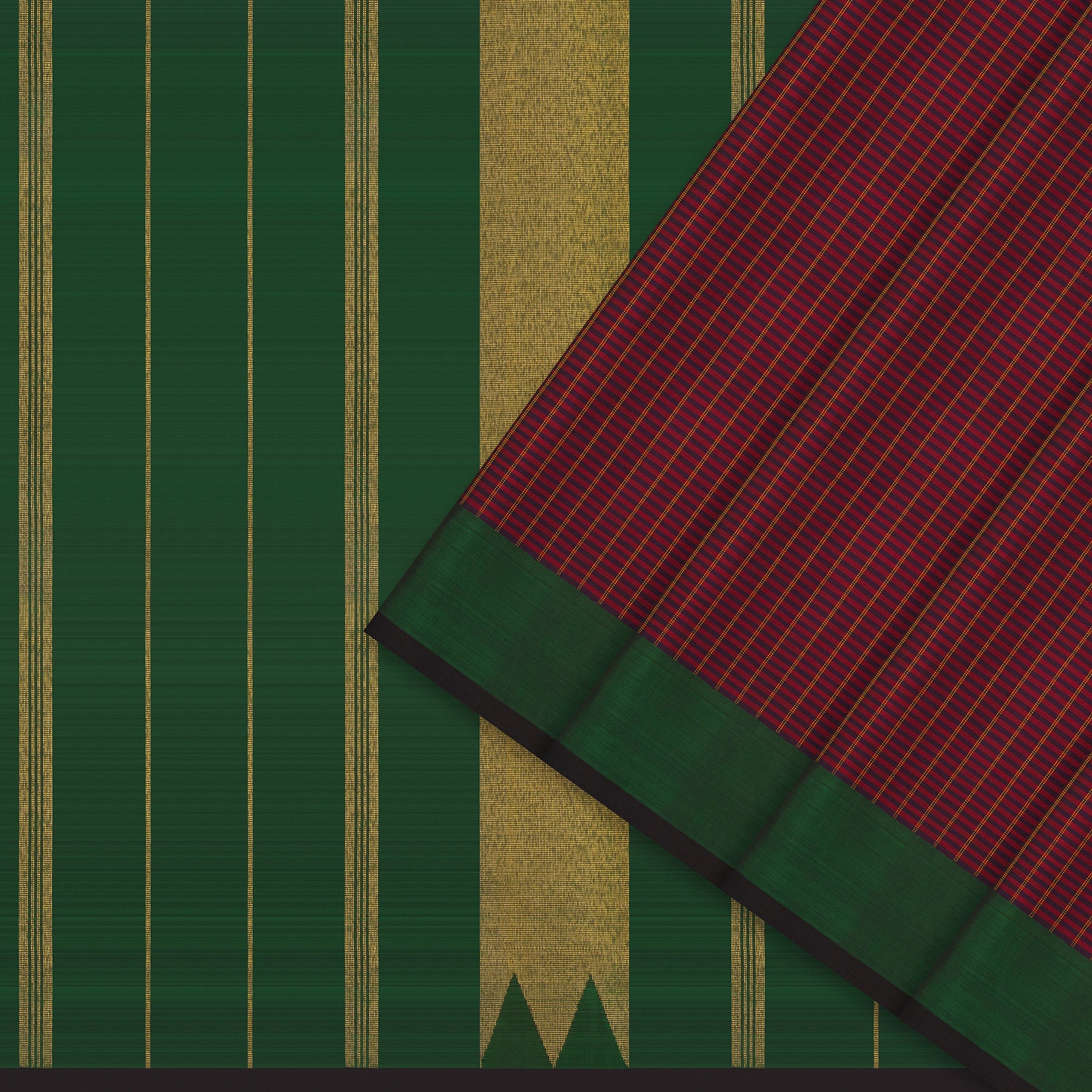 Kanakavalli Kanjivaram Silk Sari 23-595-HS001-09346 - Cover View