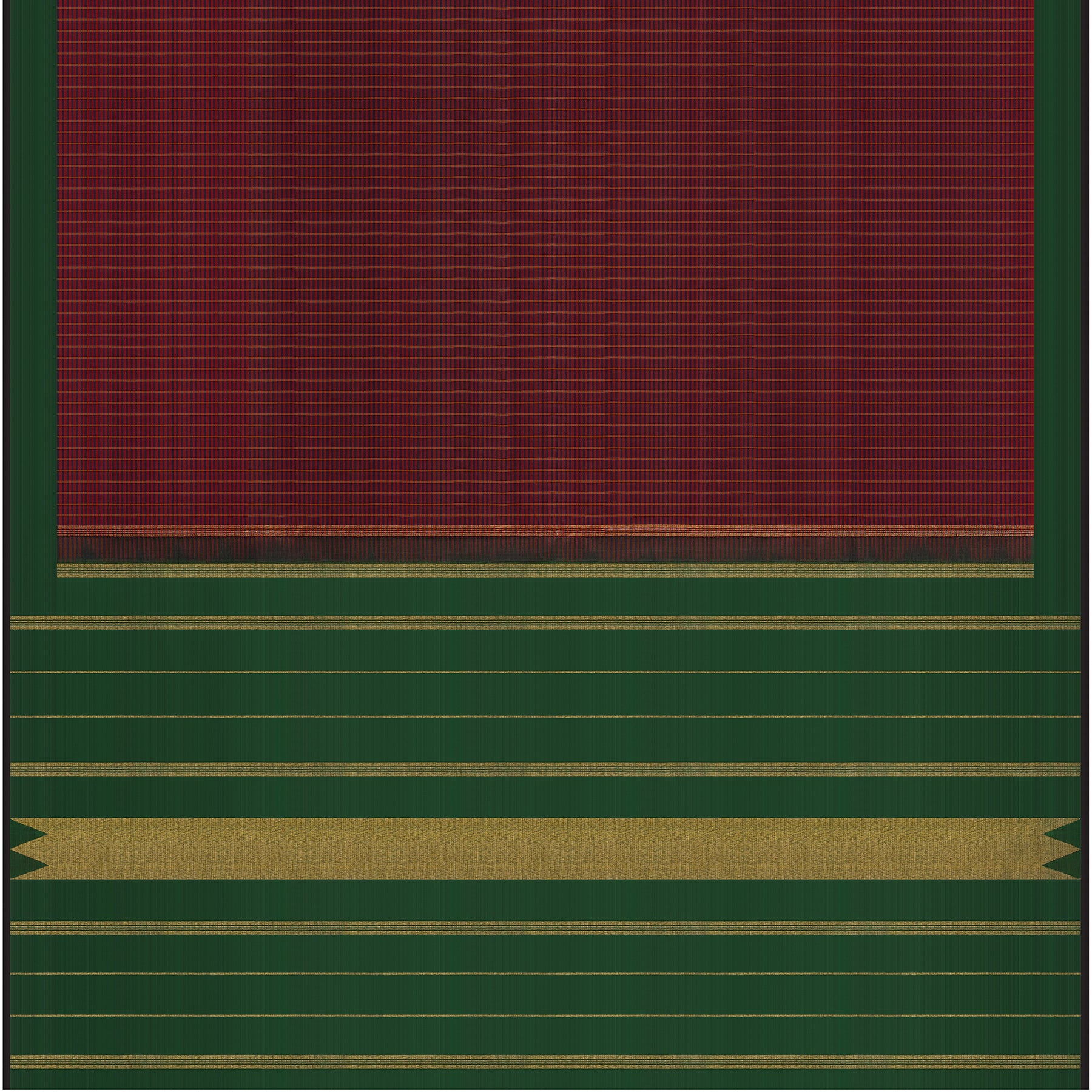 Kanakavalli Kanjivaram Silk Sari 23-595-HS001-09346 - Full View