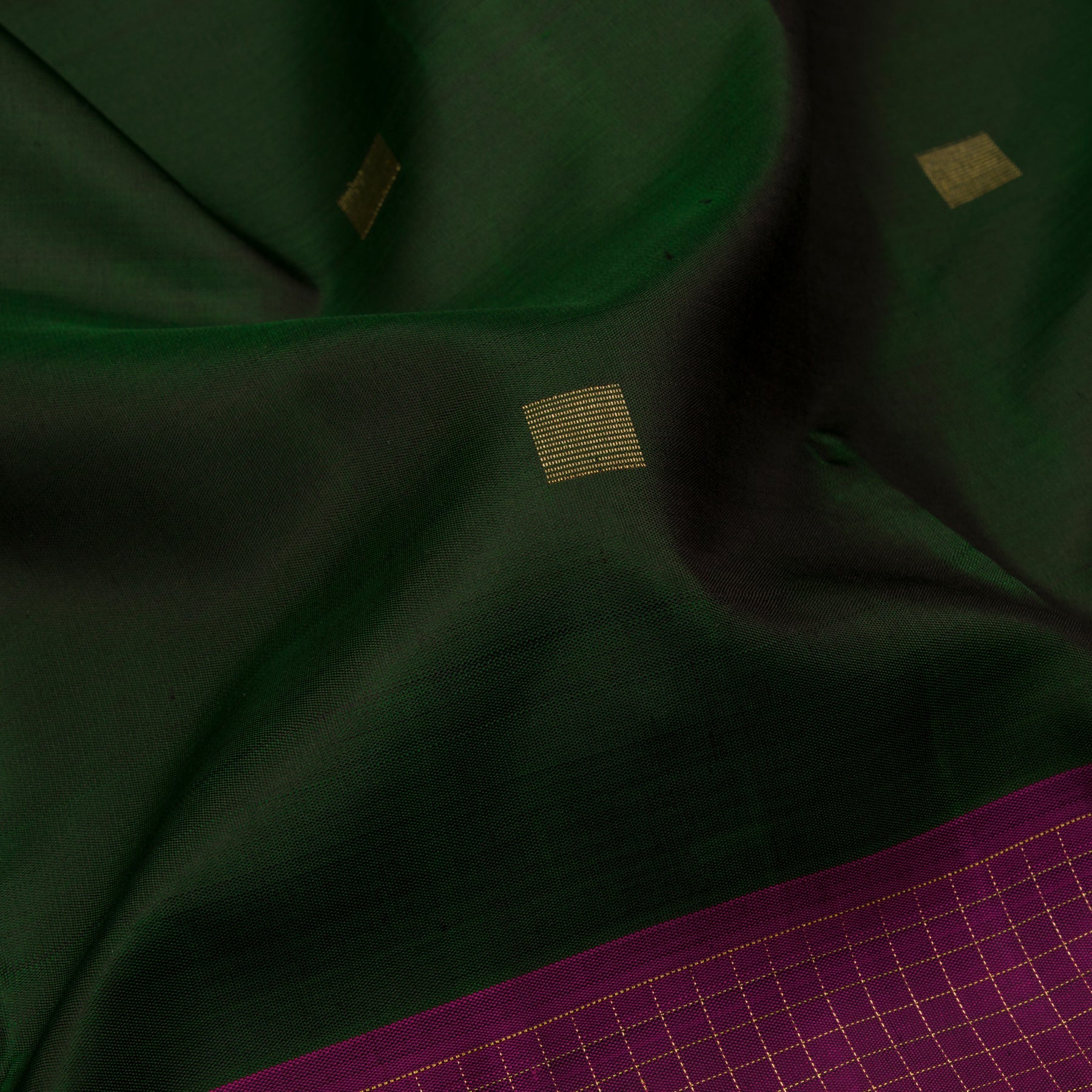 Kanakavalli Kanjivaram Silk Sari 23-595-HS001-09360 - Fabric View