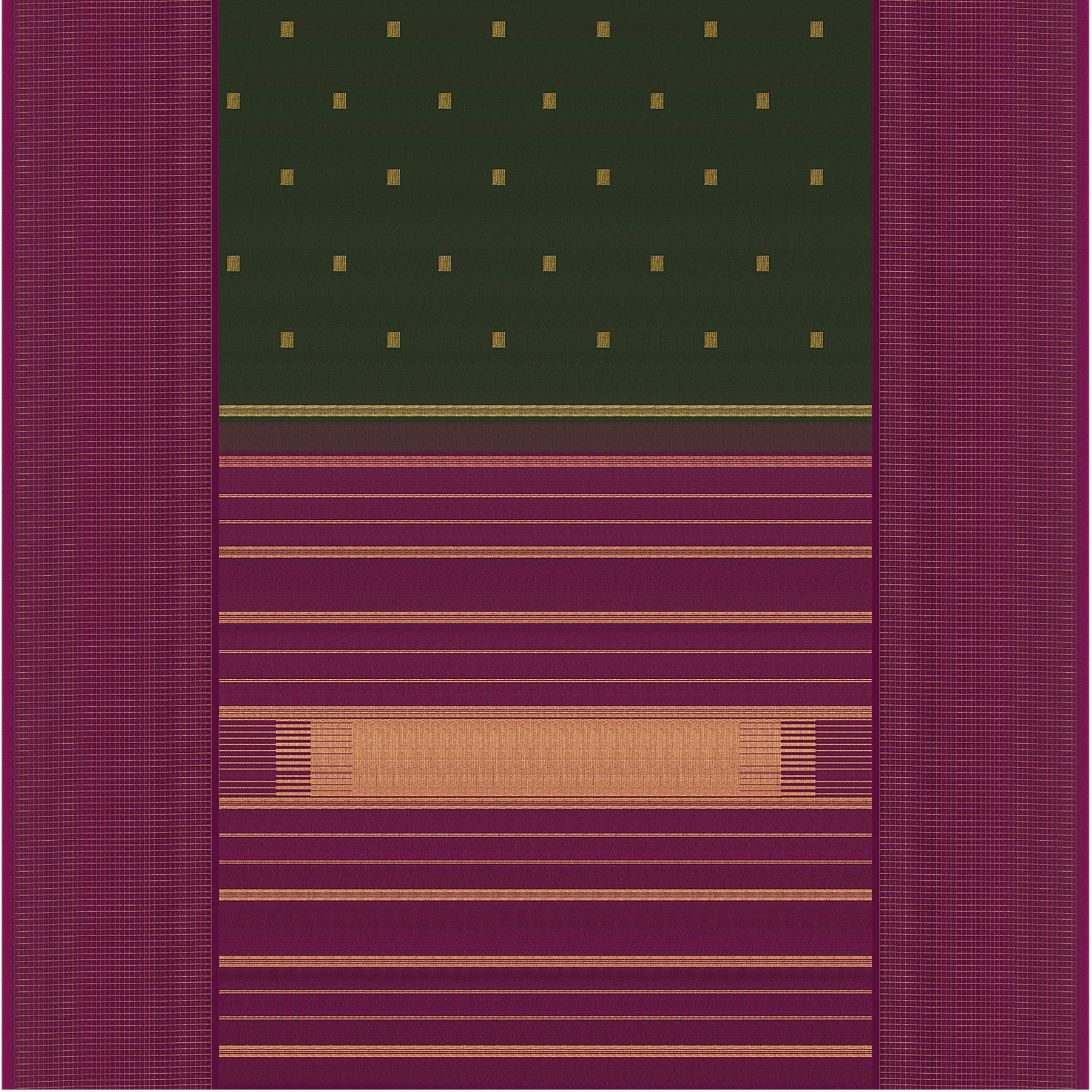 Kanakavalli Kanjivaram Silk Sari 23-595-HS001-09360 - Full View