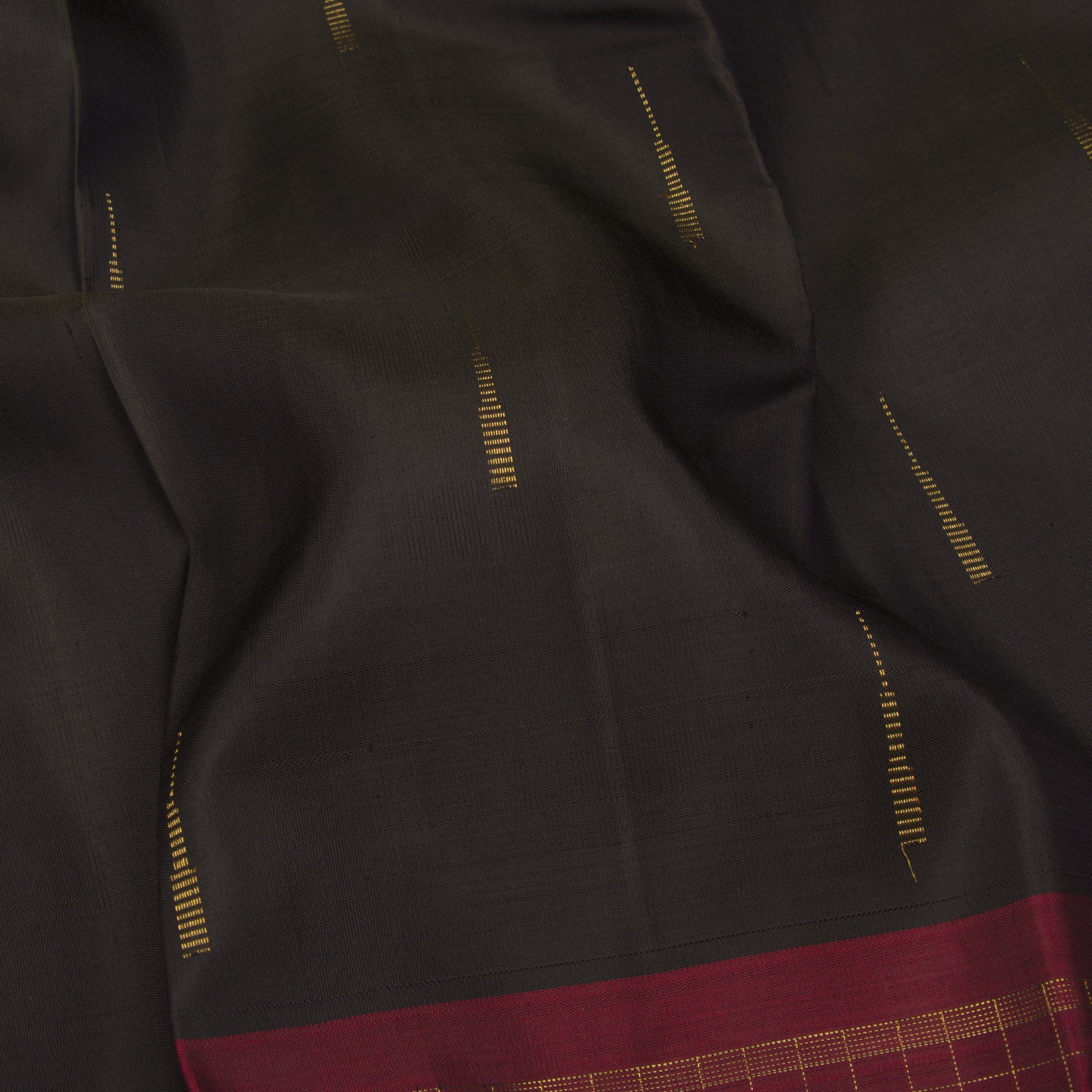 Kanakavalli Kanjivaram Silk Sari 23-595-HS001-09377 - Fabric View