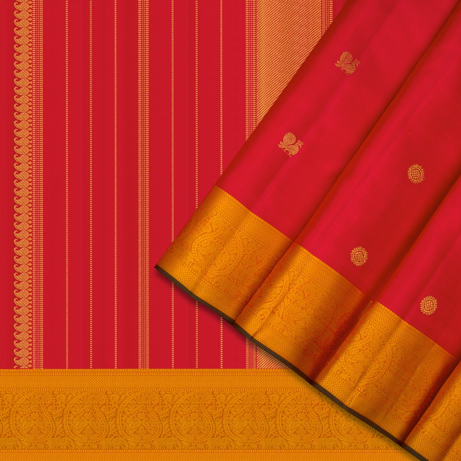 Kanakavalli Kanjivaram Silk Sari 23-595-HS001-09384 - Cover View