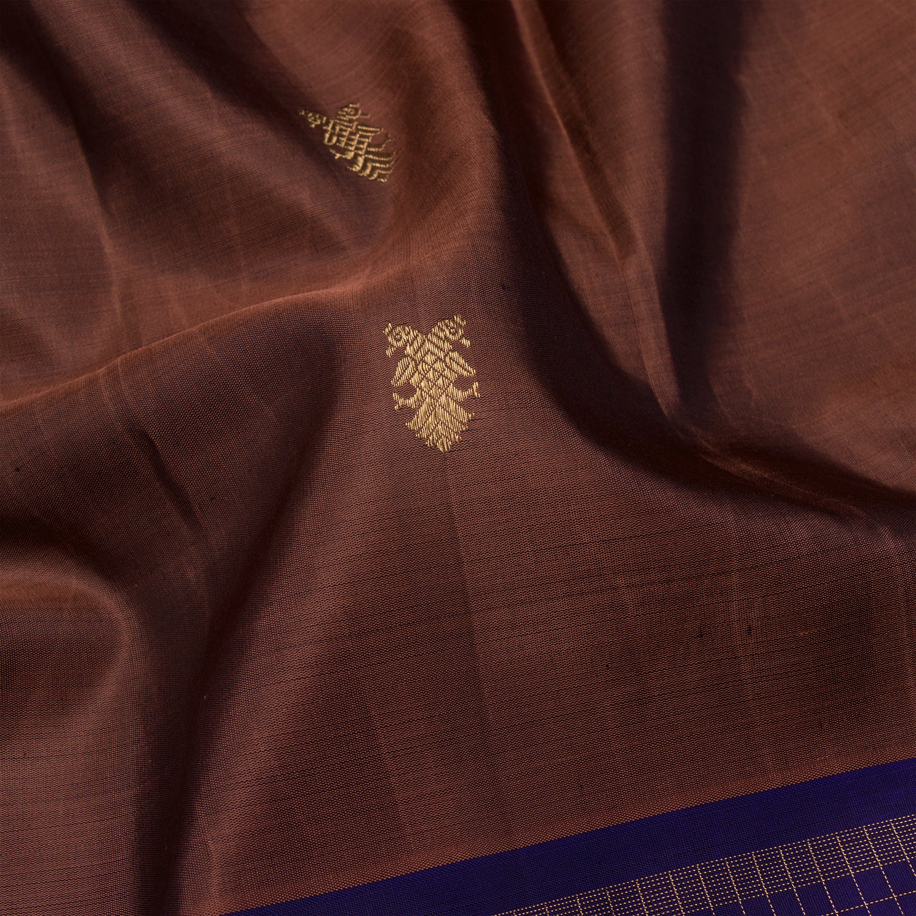 Kanakavalli Kanjivaram Silk Sari 23-595-HS001-09562 - Fabric View