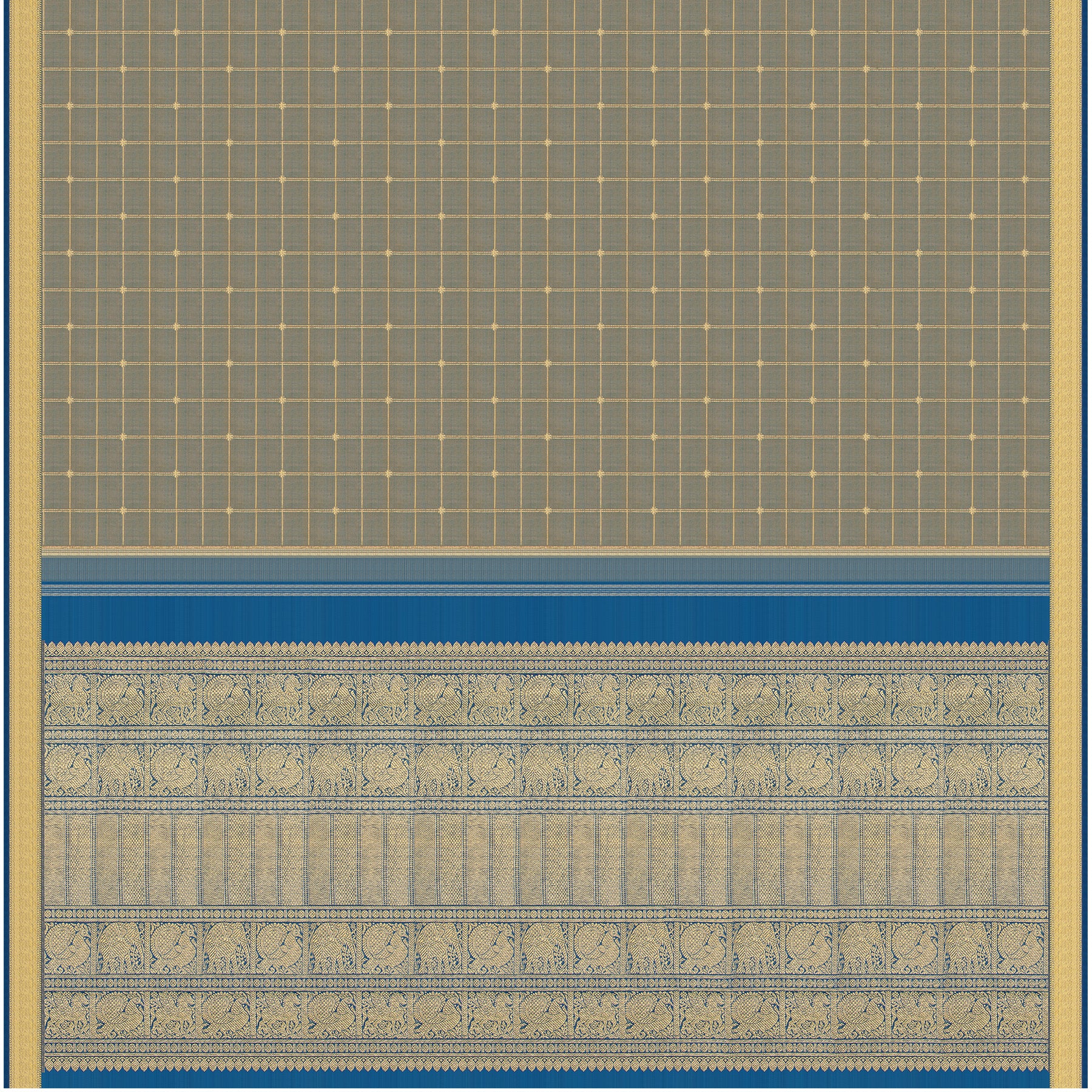 Kanakavalli Kanjivaram Silk Sari 23-595-HS001-09585 - Full View