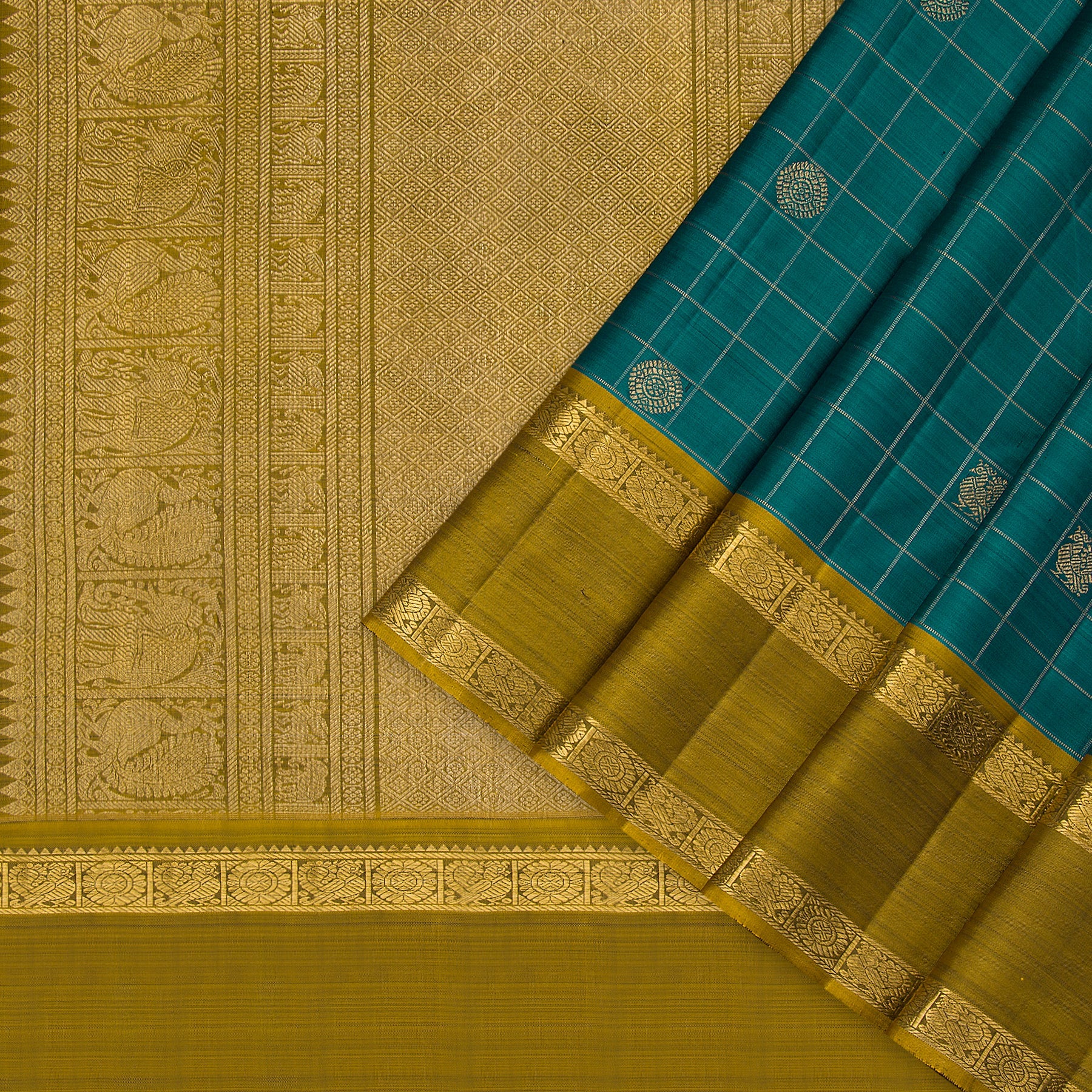 Kanakavalli Kanjivaram Silk Sari 23-595-HS001-09590 - Cover View